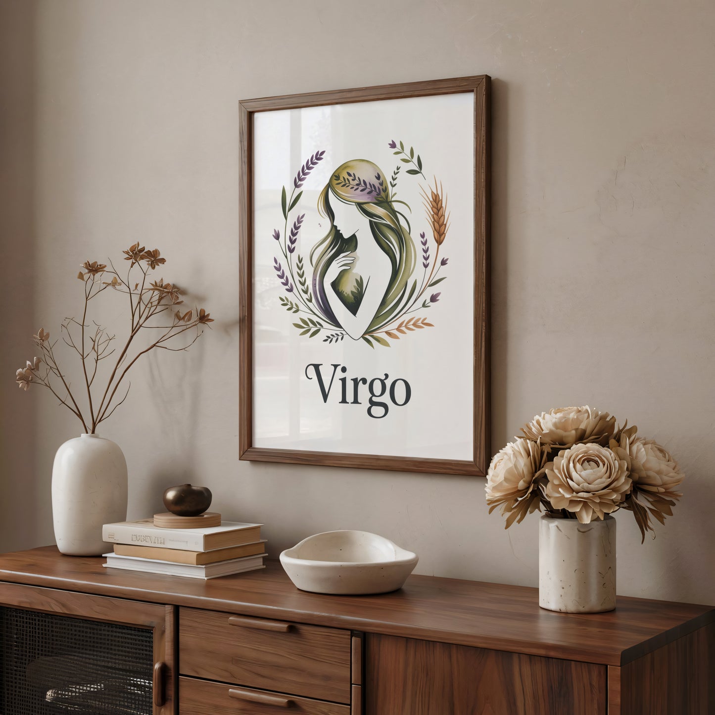 Virgo Earth Wall Art