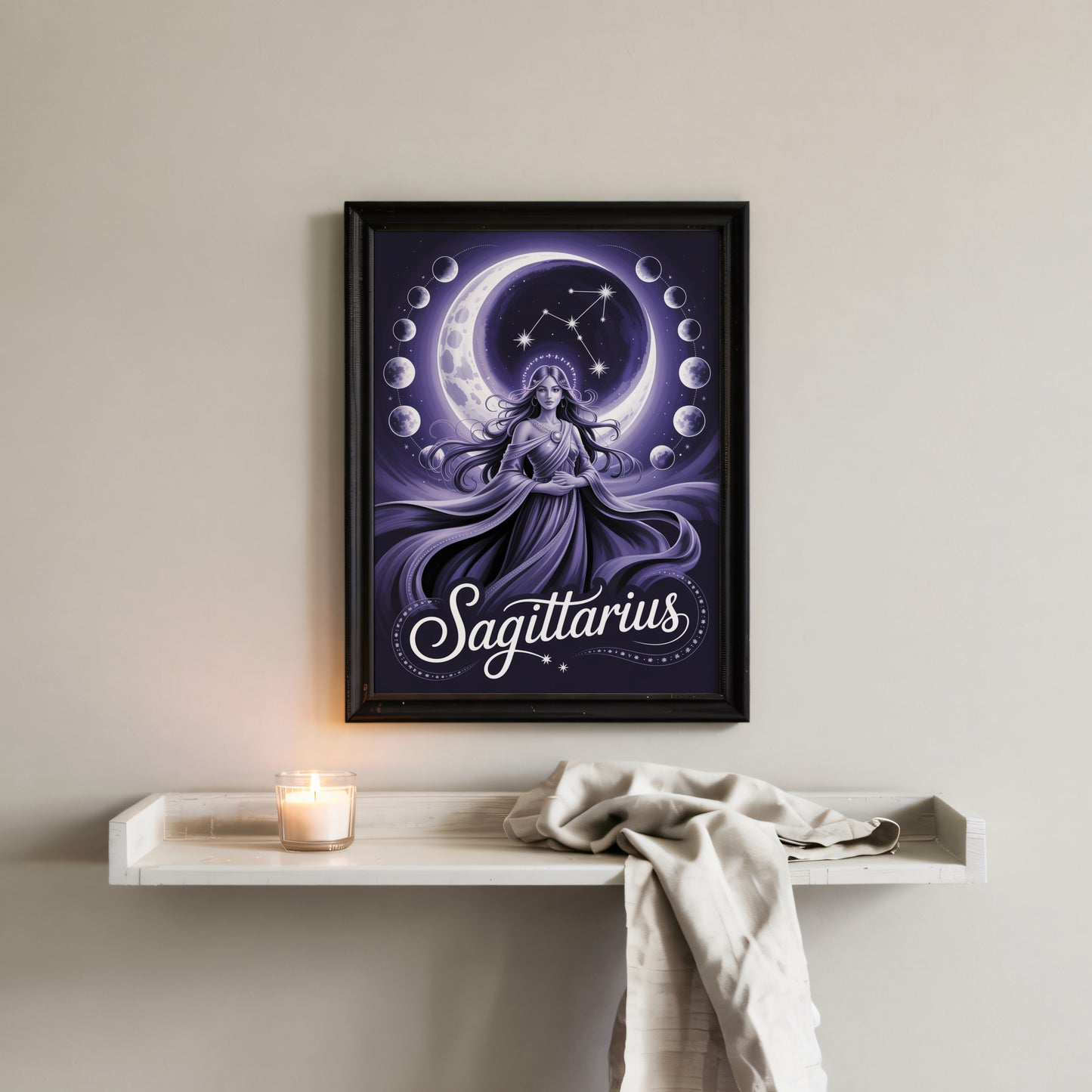 Sagittarius Vivid Wall Art