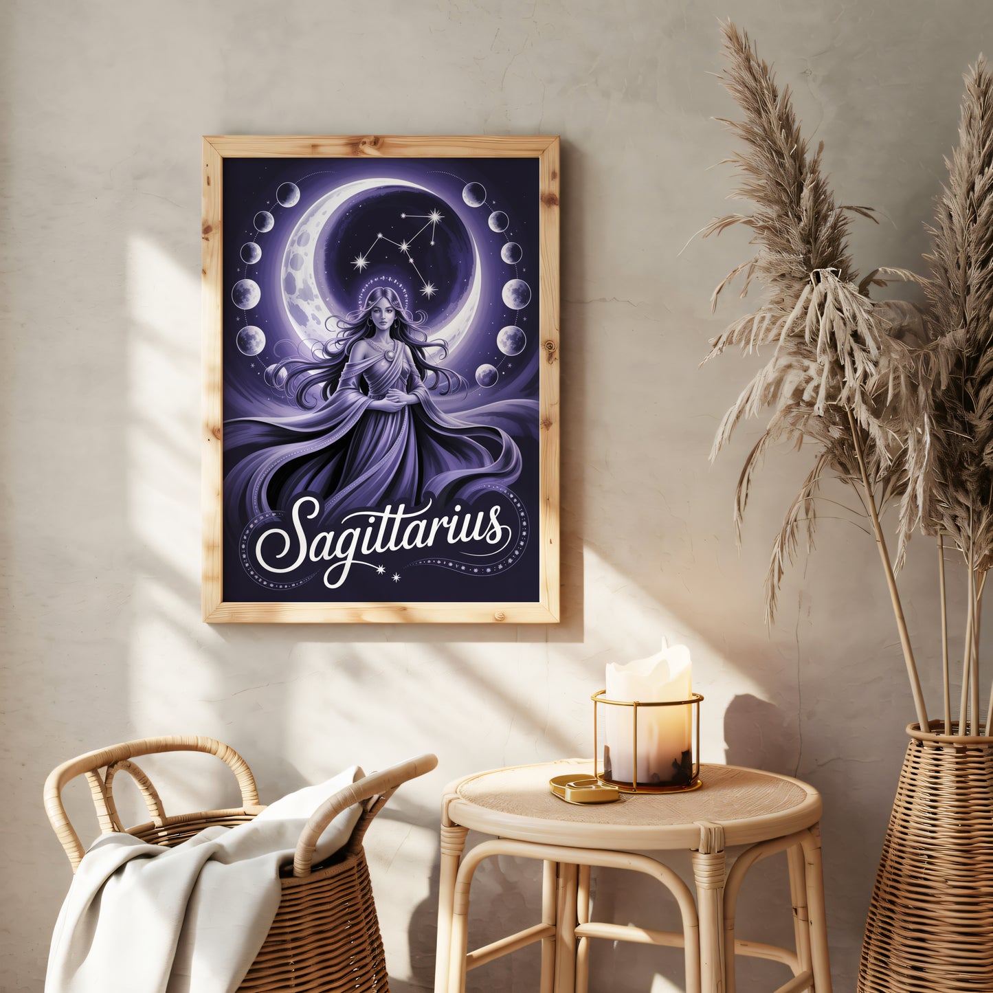 Sagittarius Vivid Wall Art