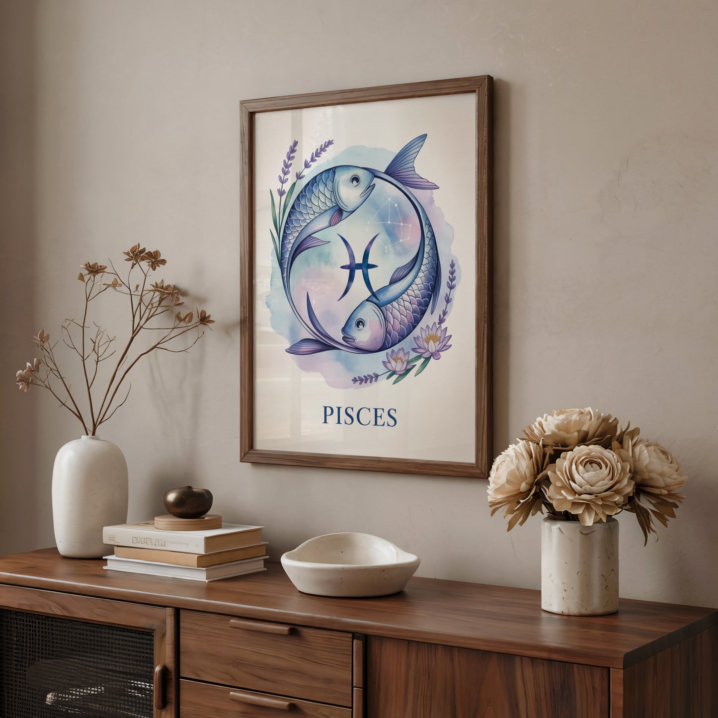 Pisces Delicate Wall Art