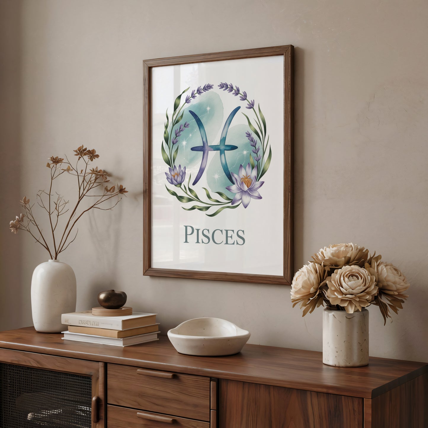 Pisces Intricate Wall Art