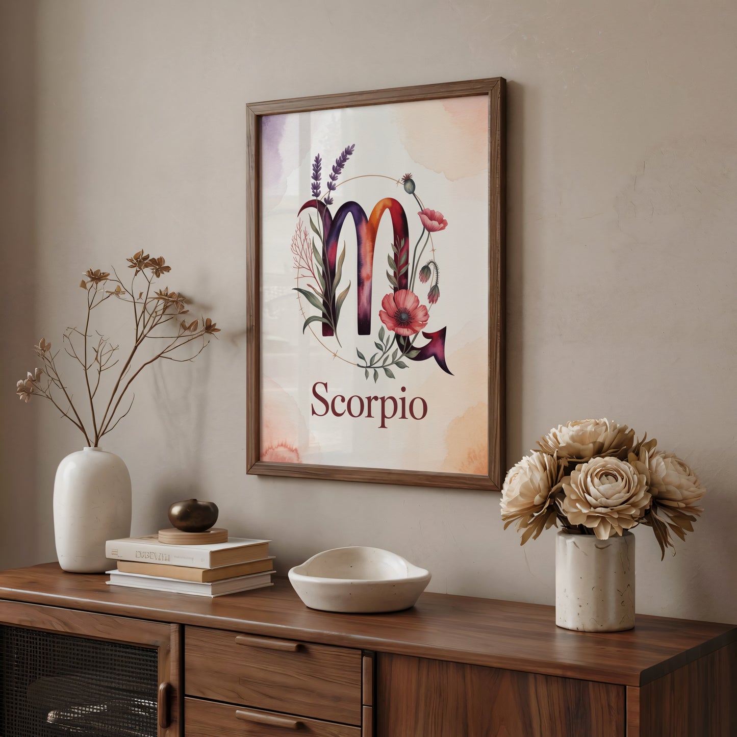 Scorpio Delicate Wall Art