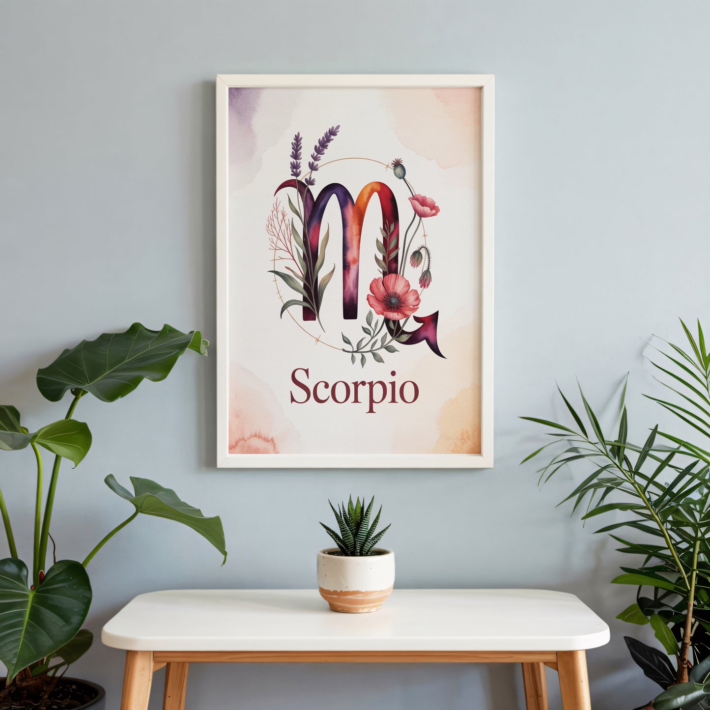 Scorpio Delicate Wall Art