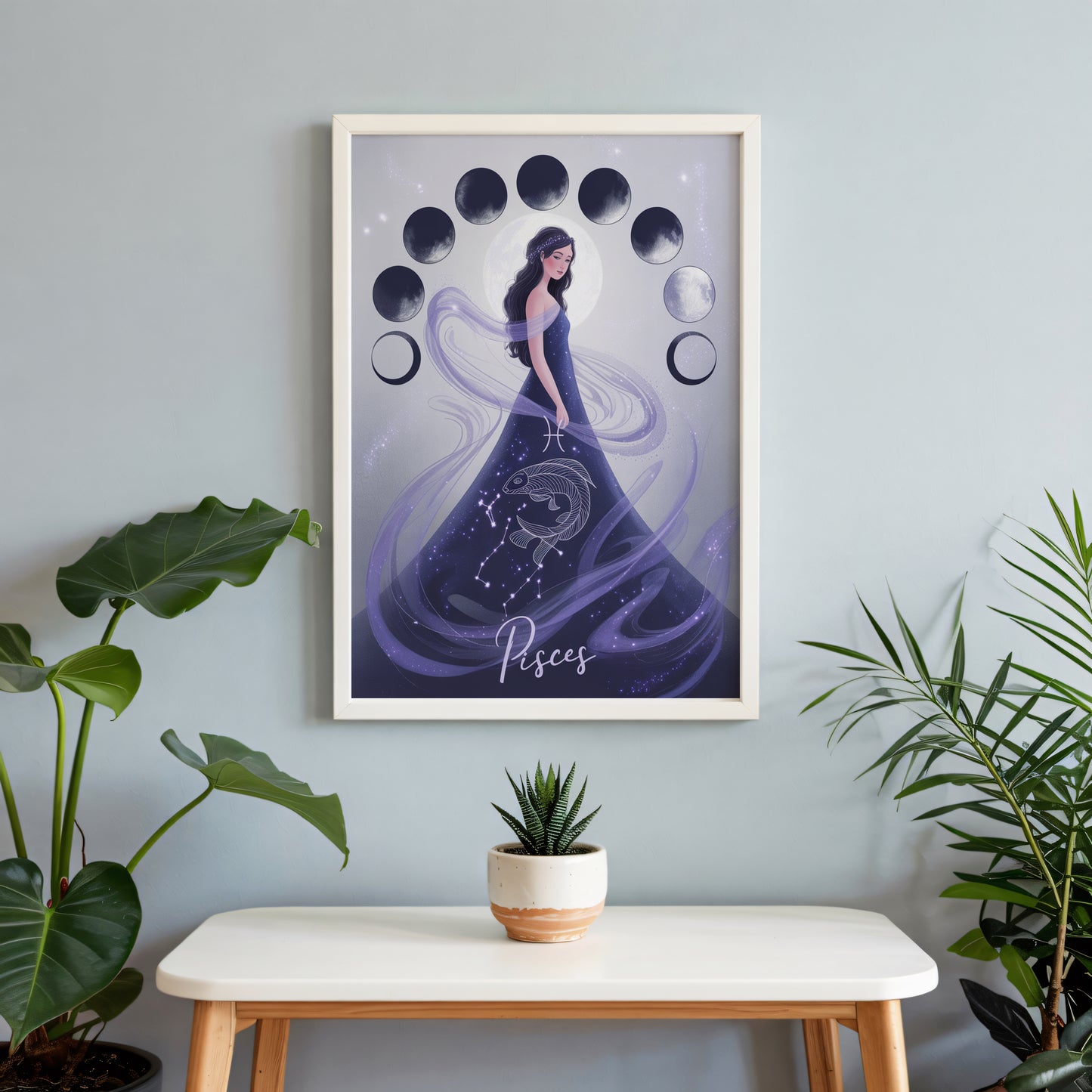 Pisces Lunar Wall Art