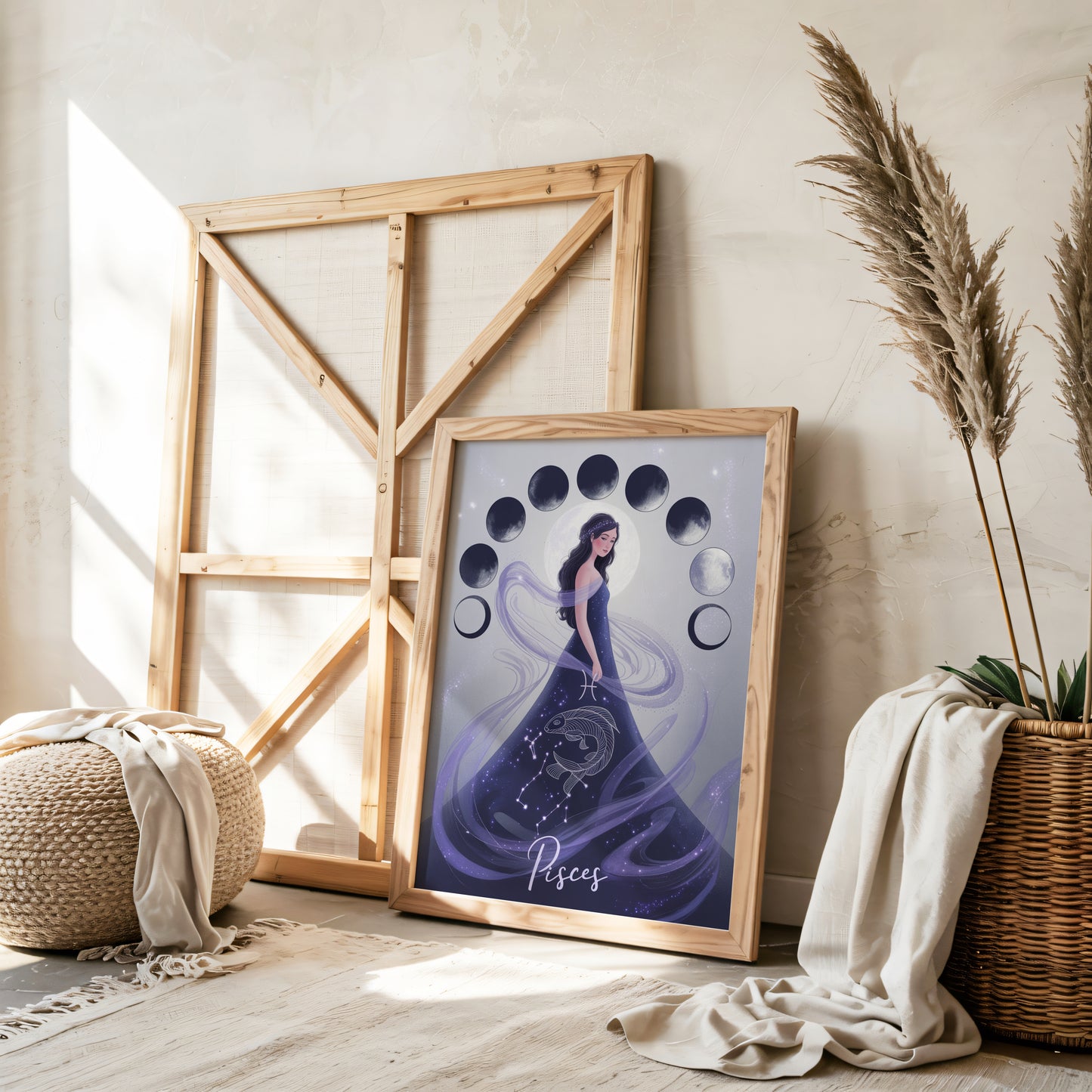 Pisces Lunar Wall Art