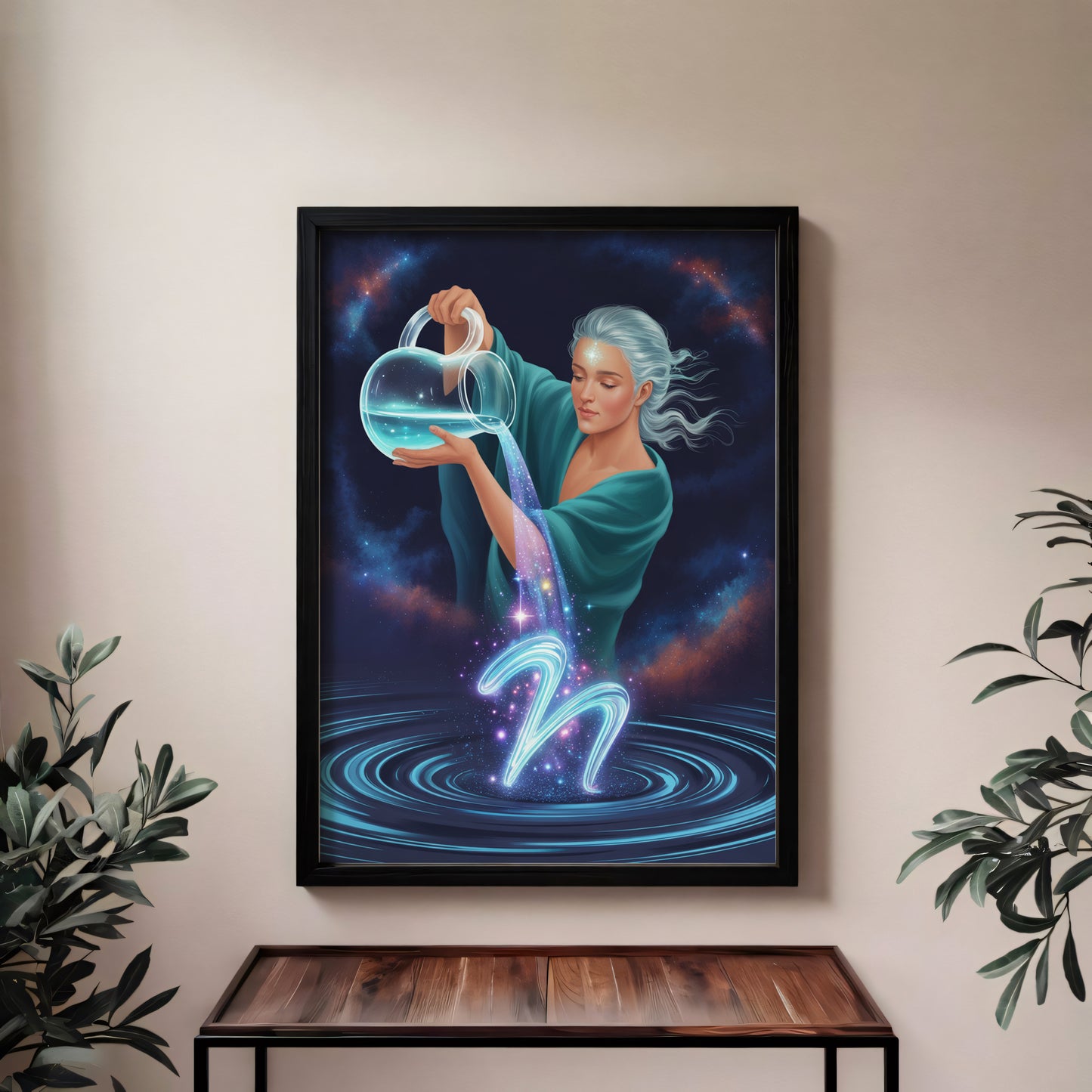Aquarius Vibrant Wall Art