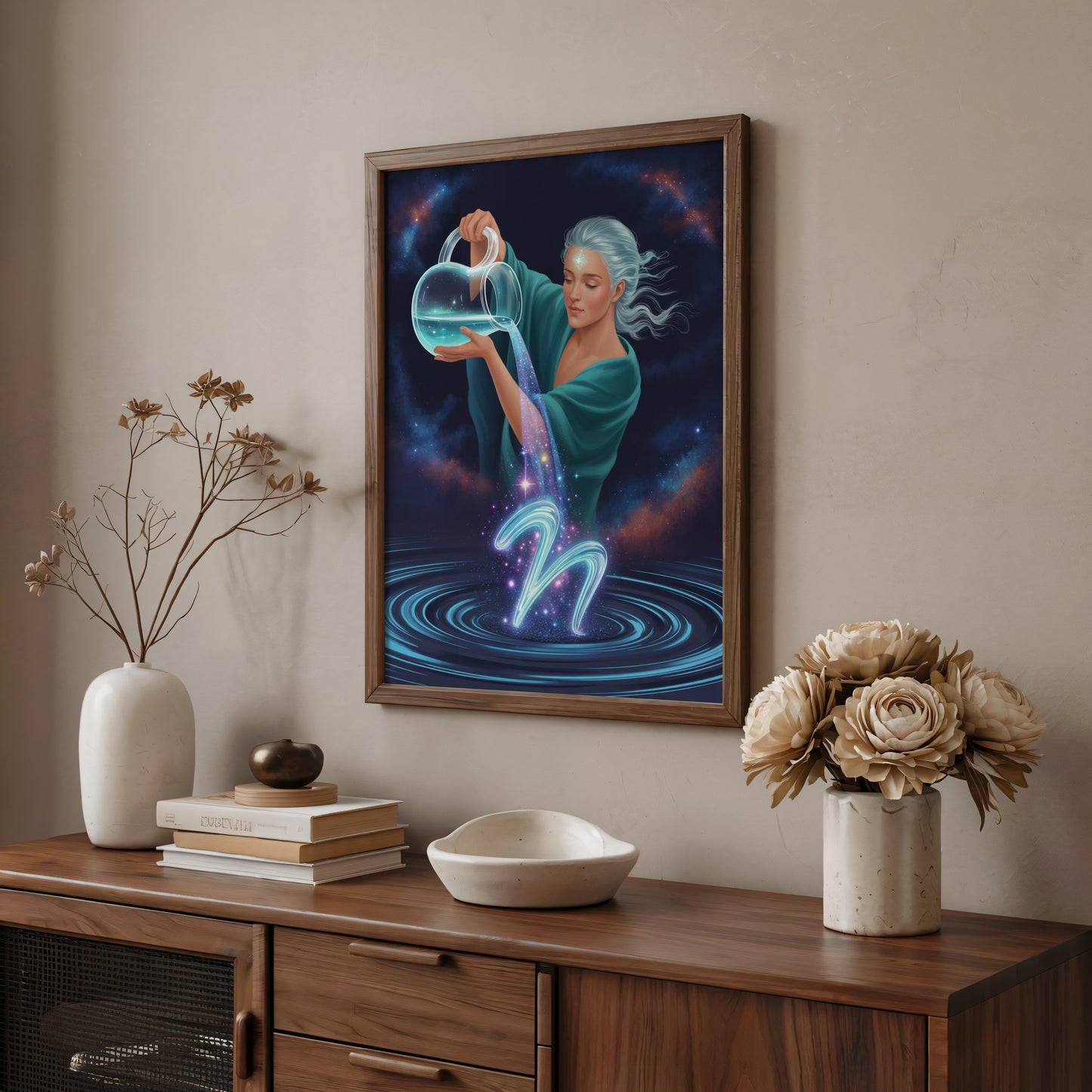 Aquarius Vibrant Wall Art