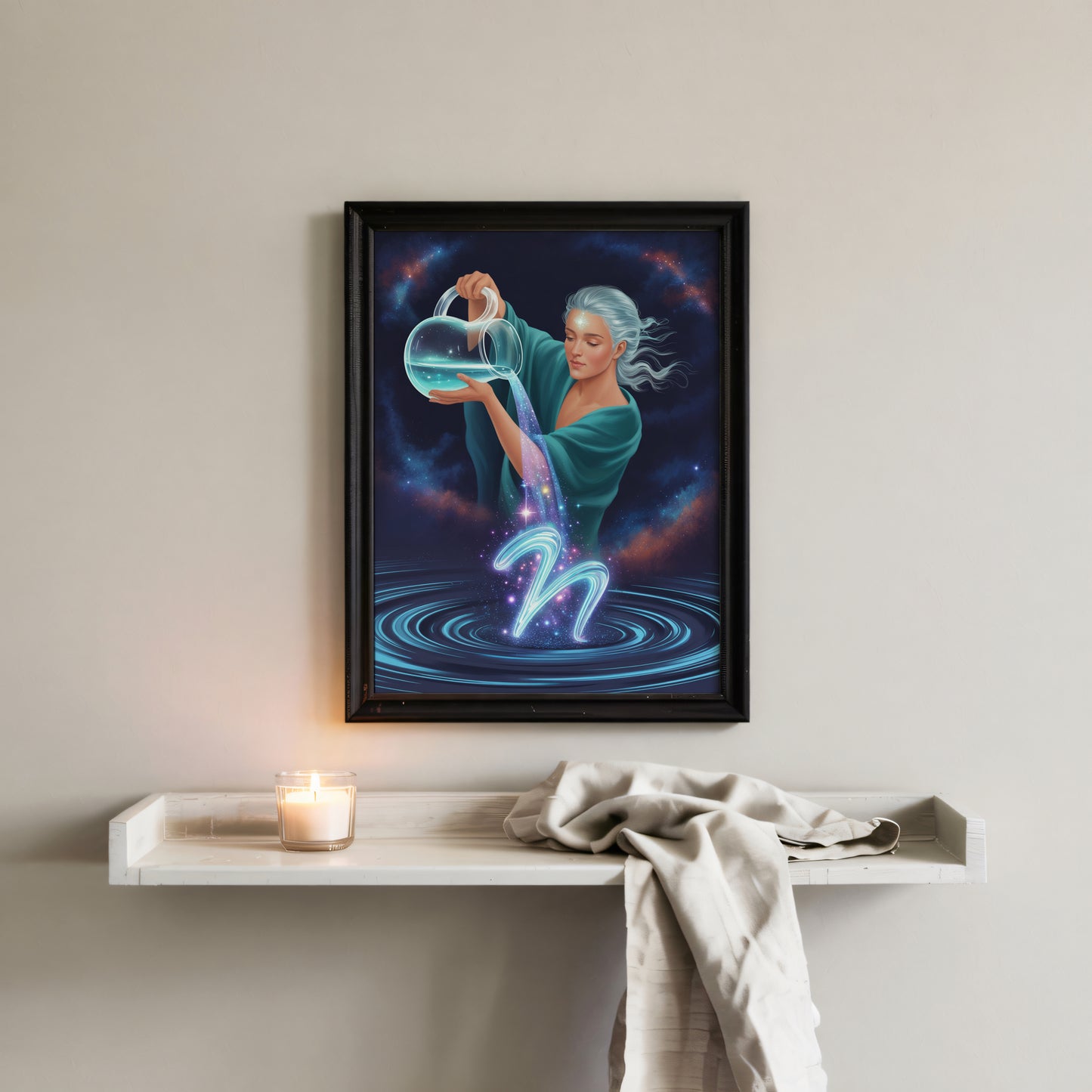 Aquarius Vibrant Wall Art