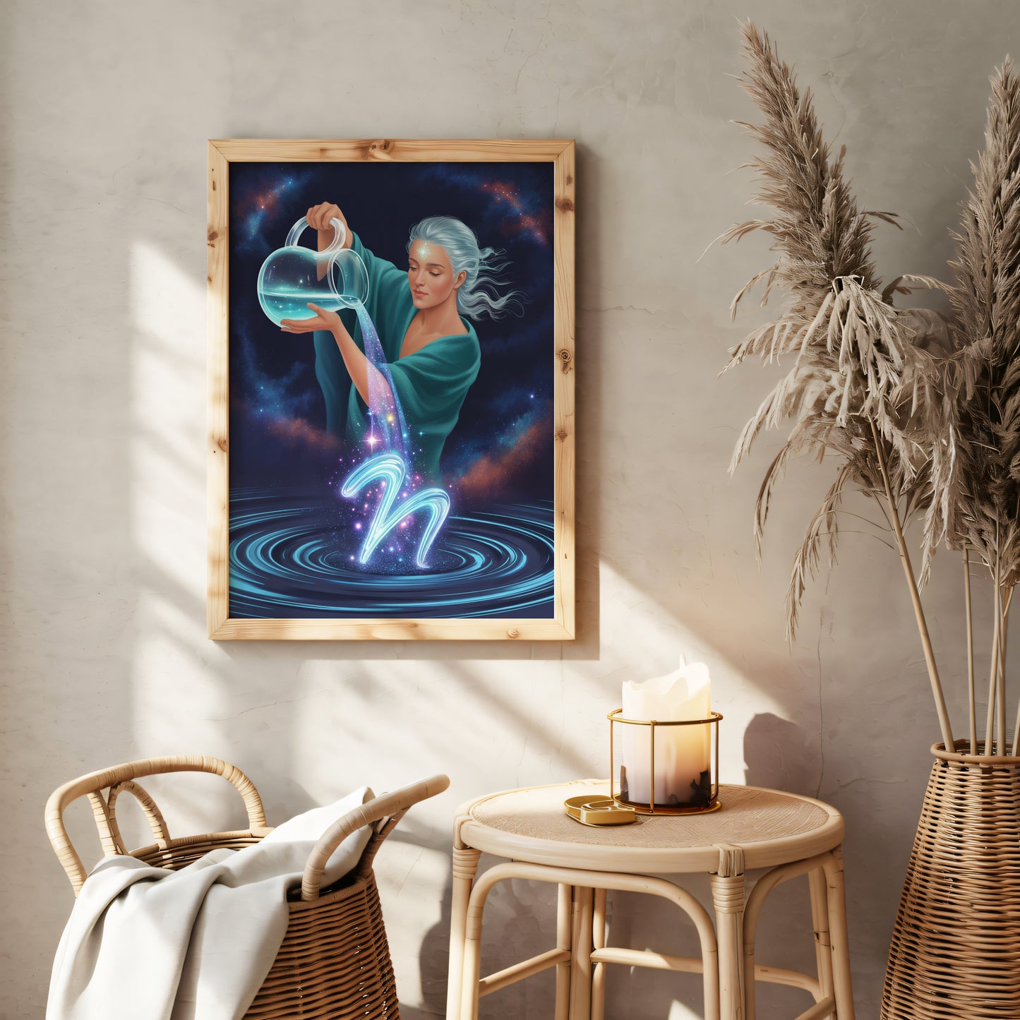 Aquarius Vibrant Wall Art