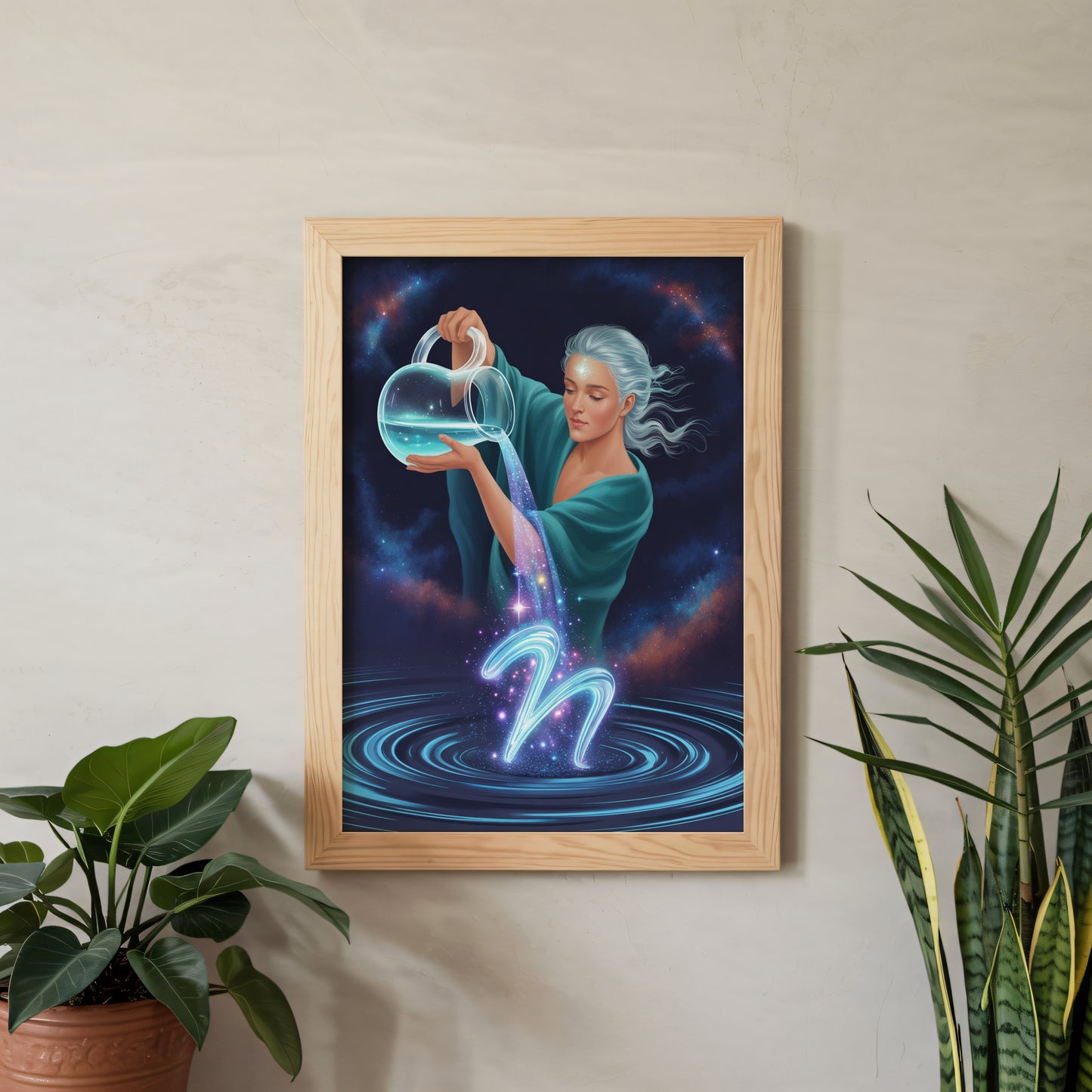 Aquarius Vibrant Wall Art