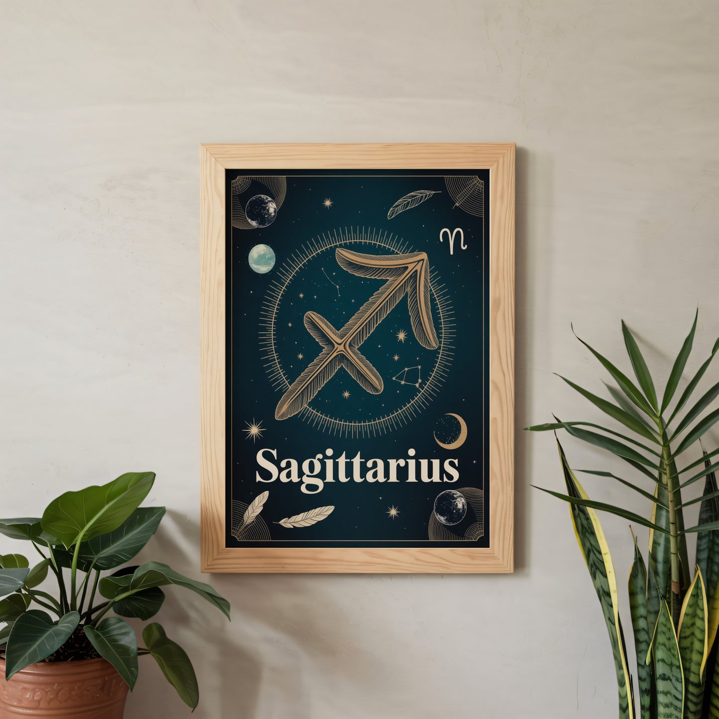 Sagittarius High Contrast Wall Art