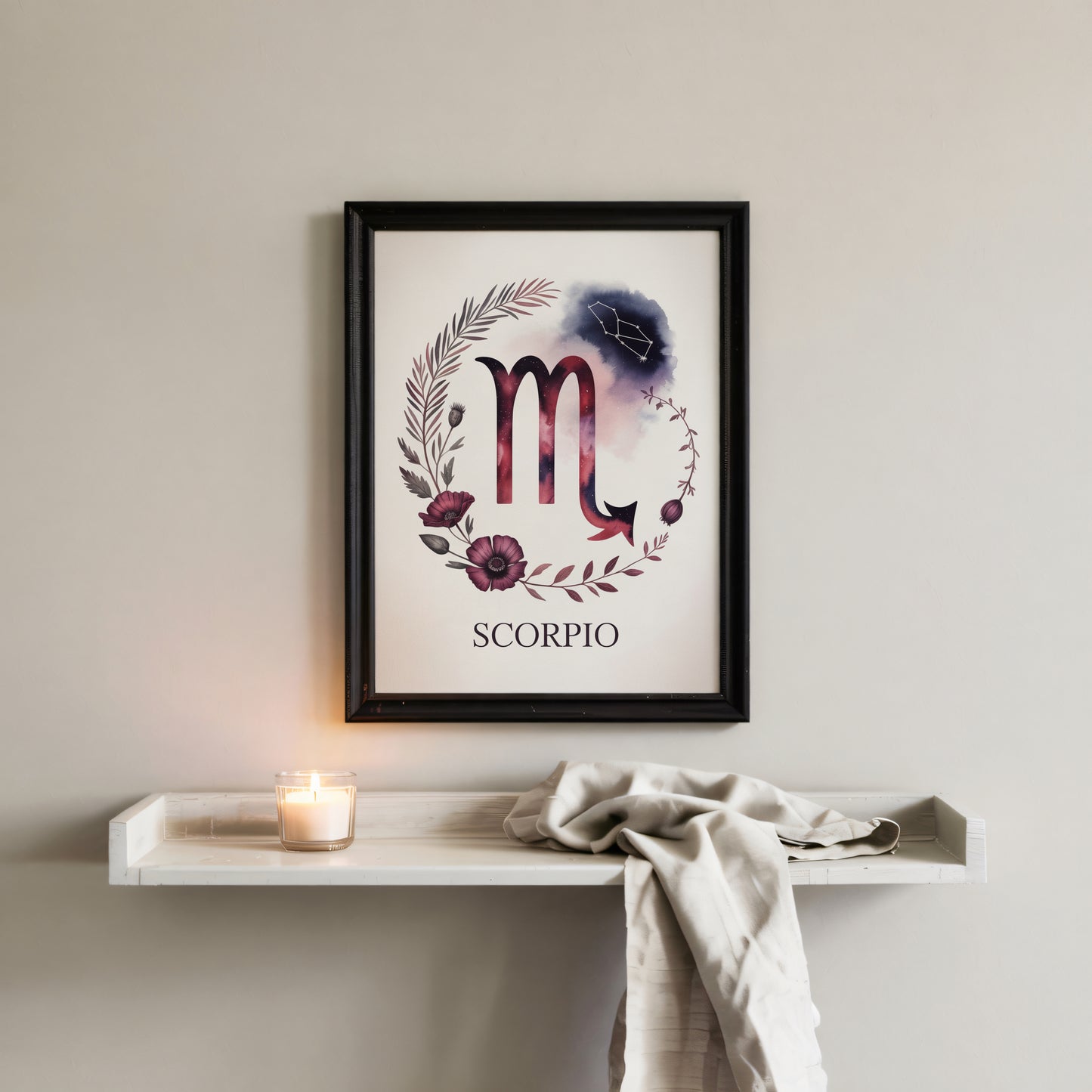 Scorpio Intricate Wall Art