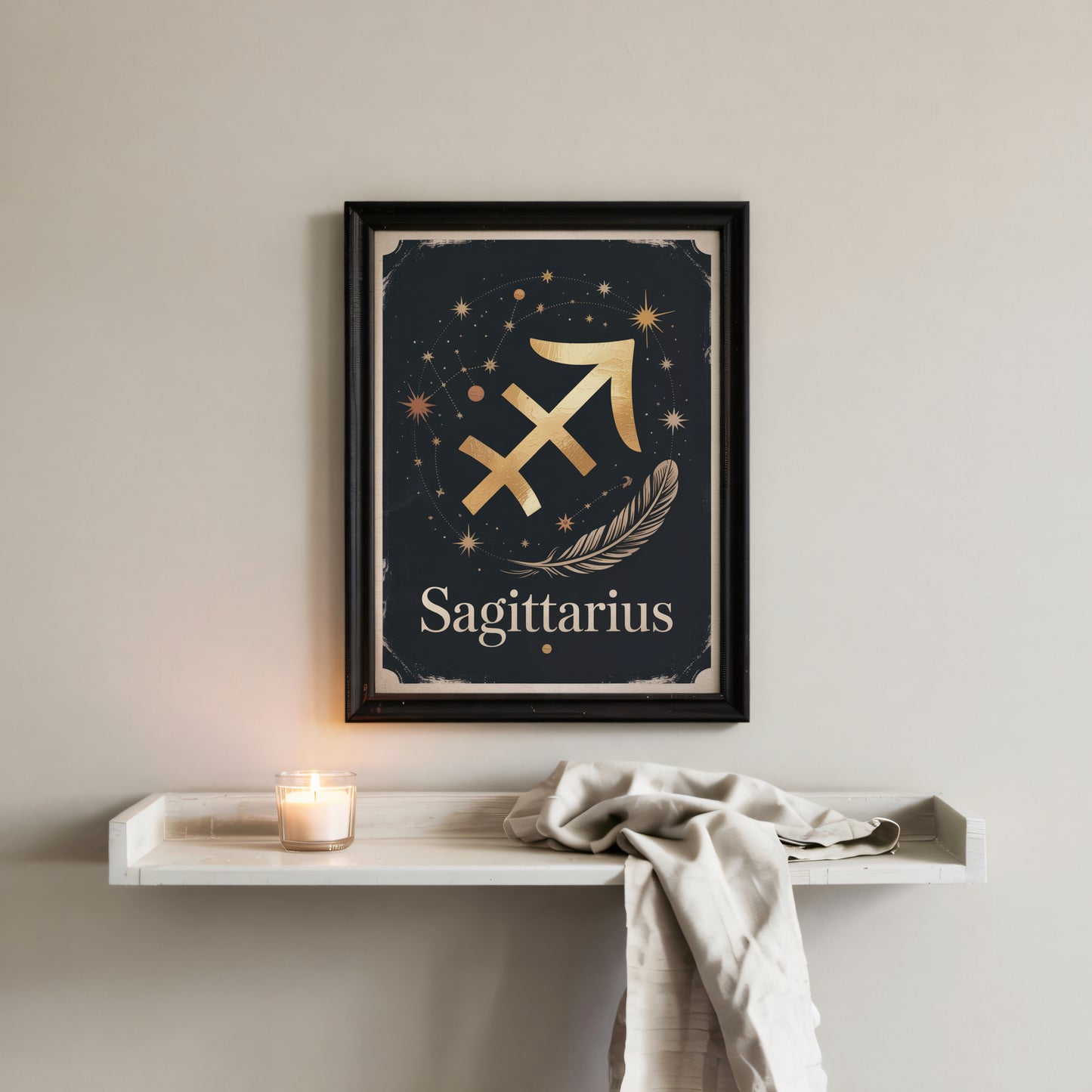 Sagittarius Subtle Wall Art