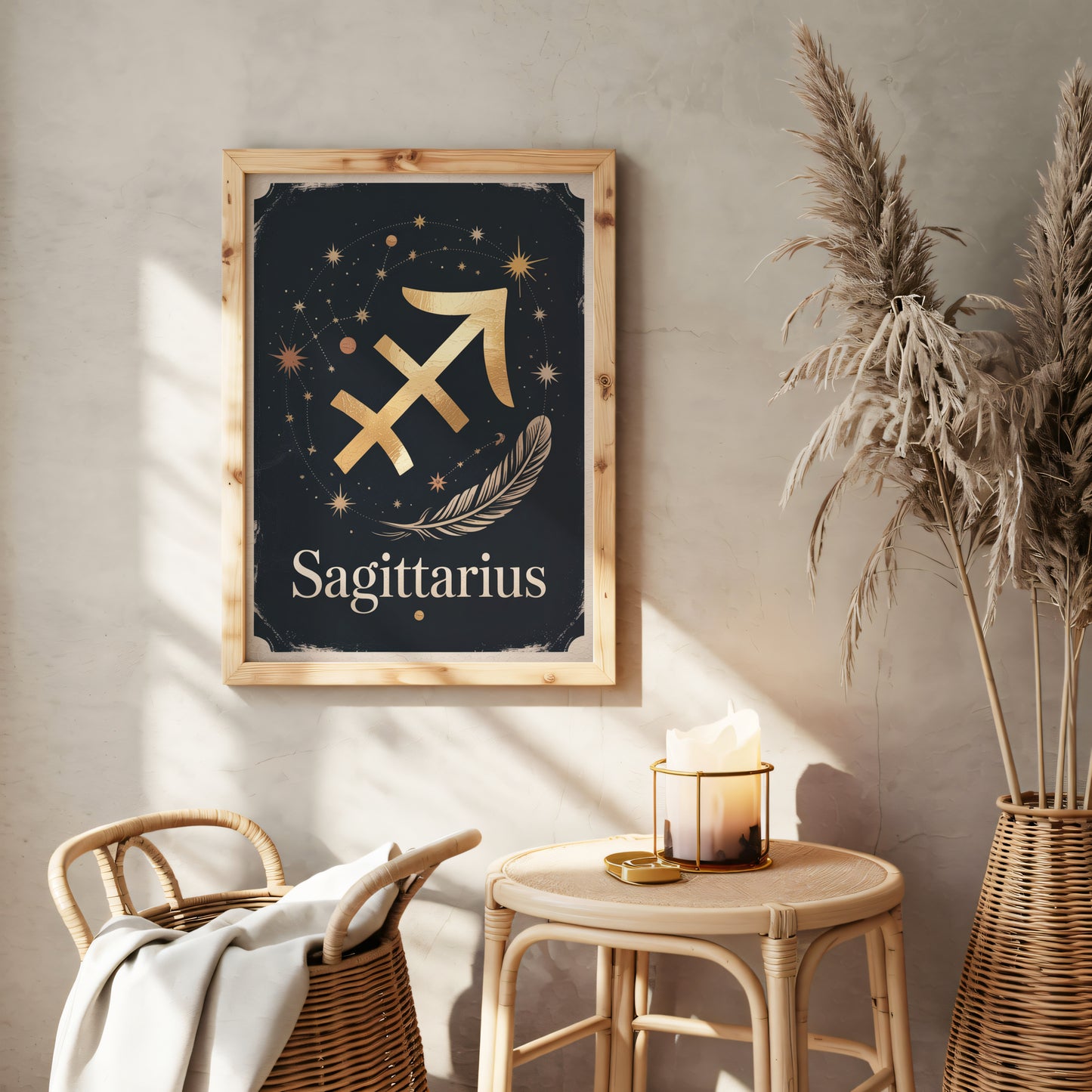Sagittarius Subtle Wall Art
