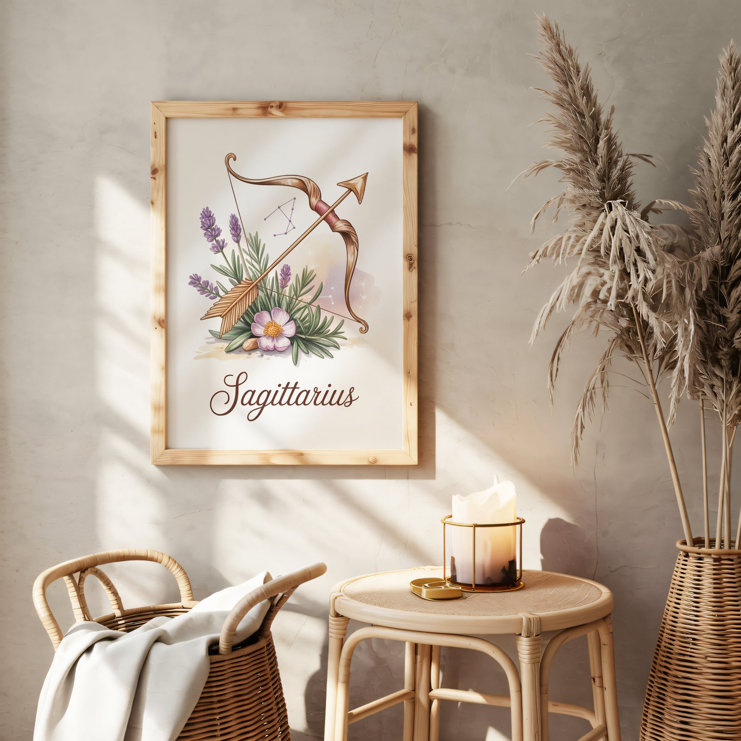 Sagittarius Delicate Wall Art