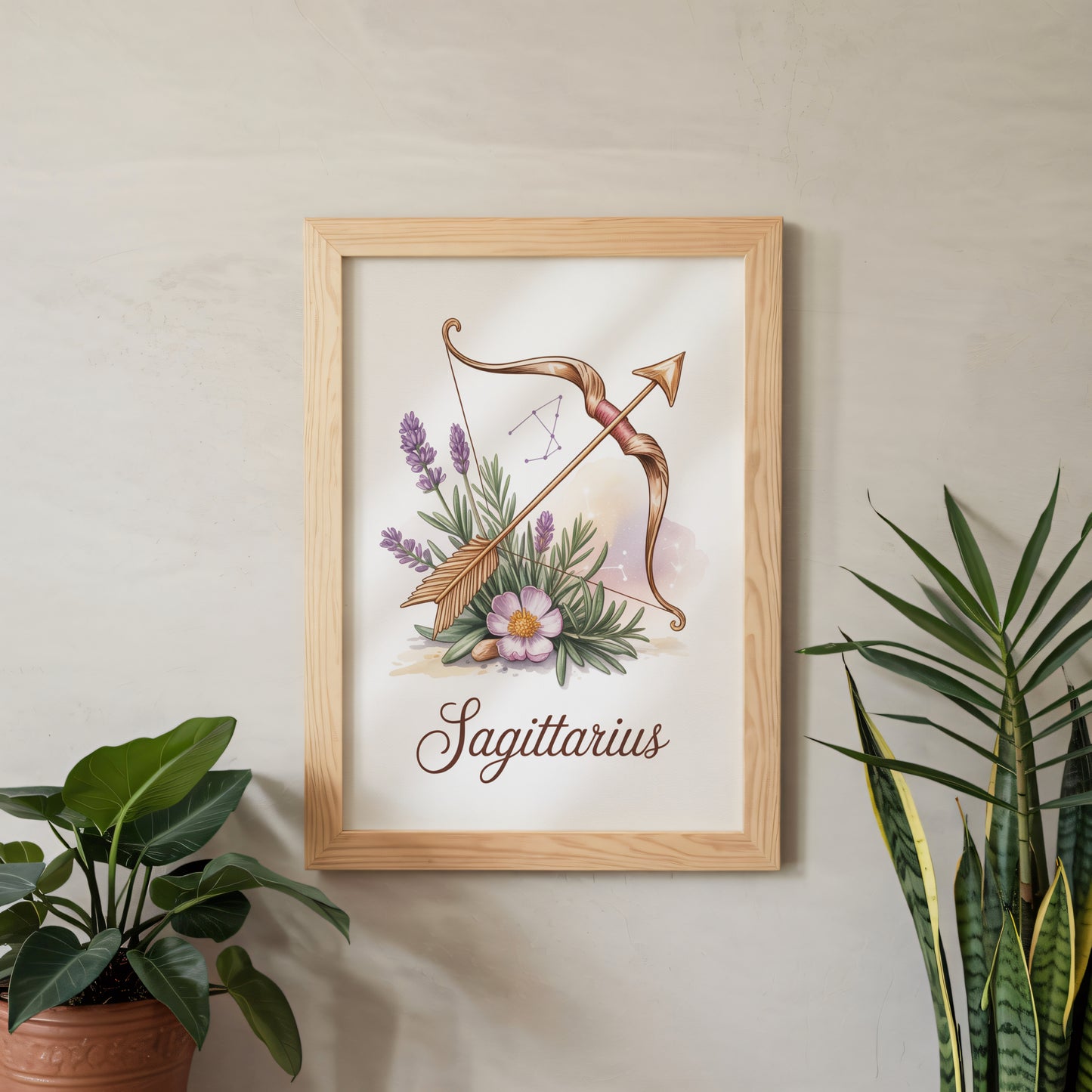 Sagittarius Delicate Wall Art