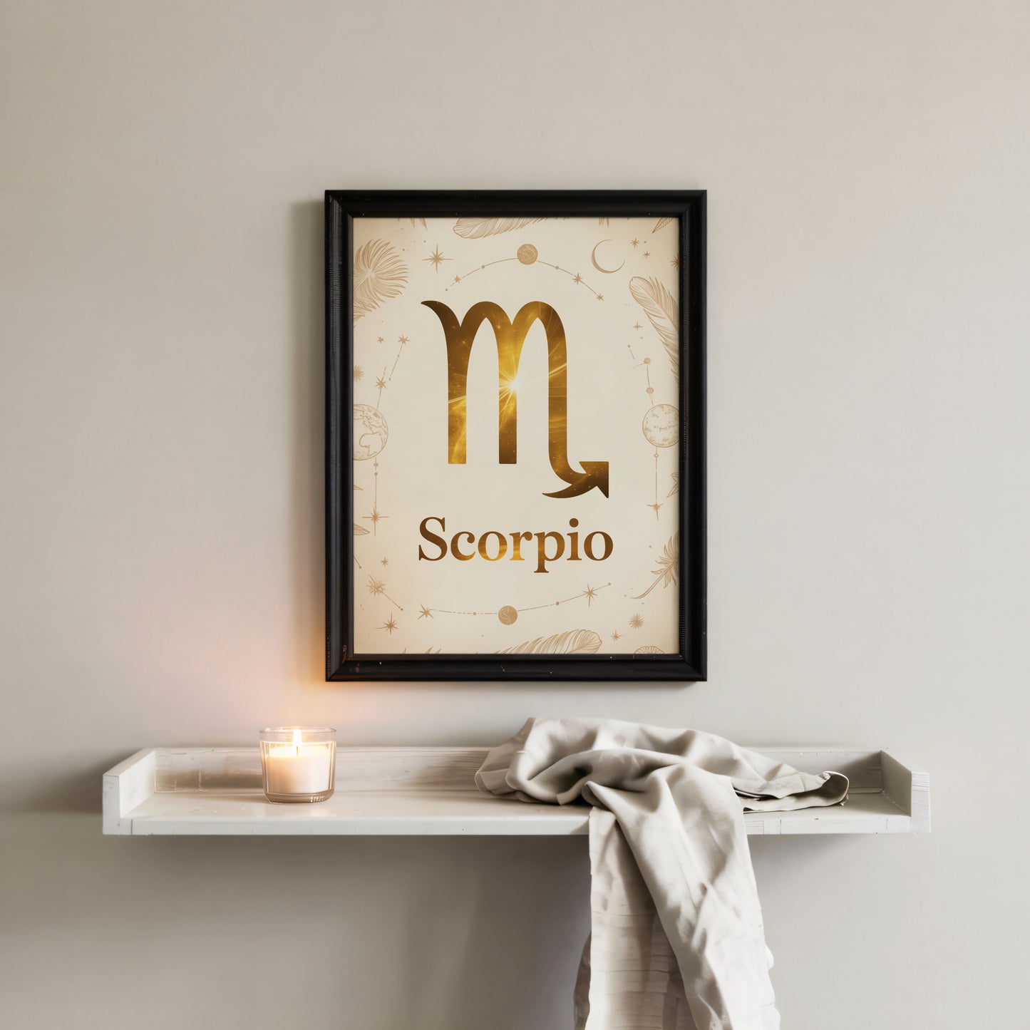 Scorpio Bold Wall Art