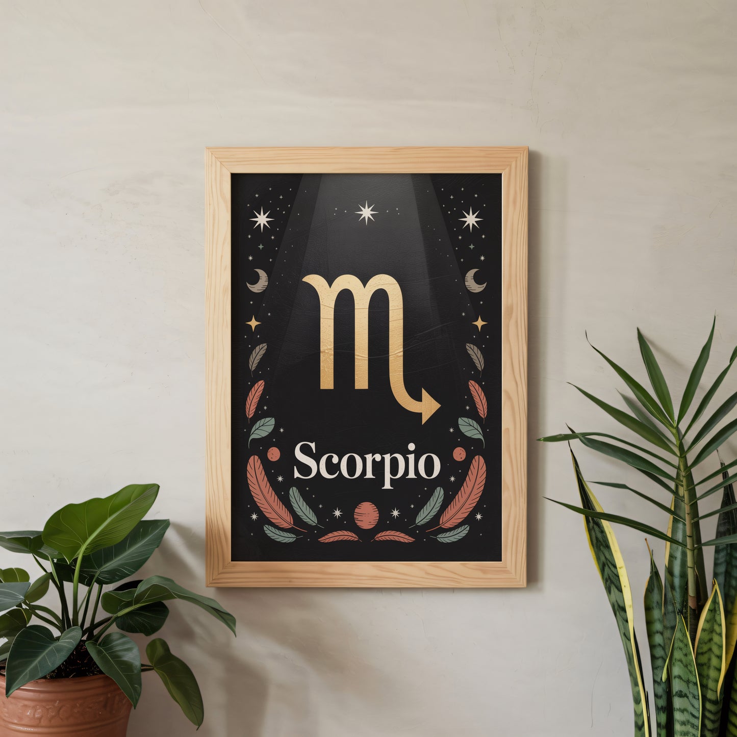 Scorpio Subtle Wall Art