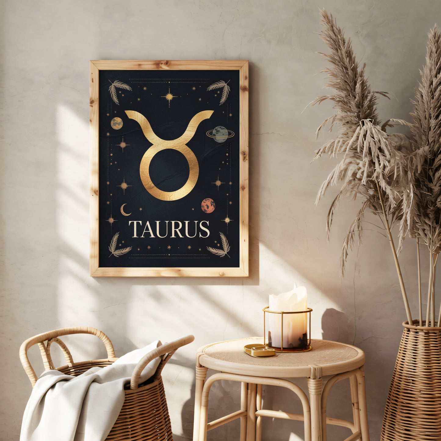 Taurus Subtle Wall Art