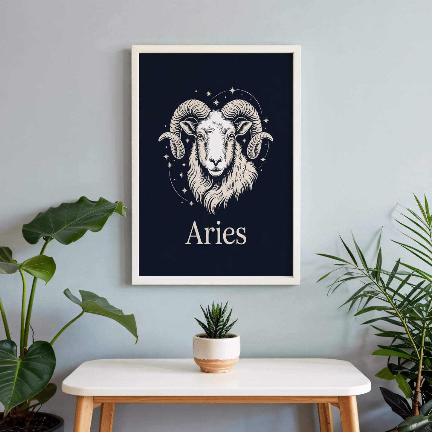 Aisle29 Posters Aries Zodiac Portrait Wall Art