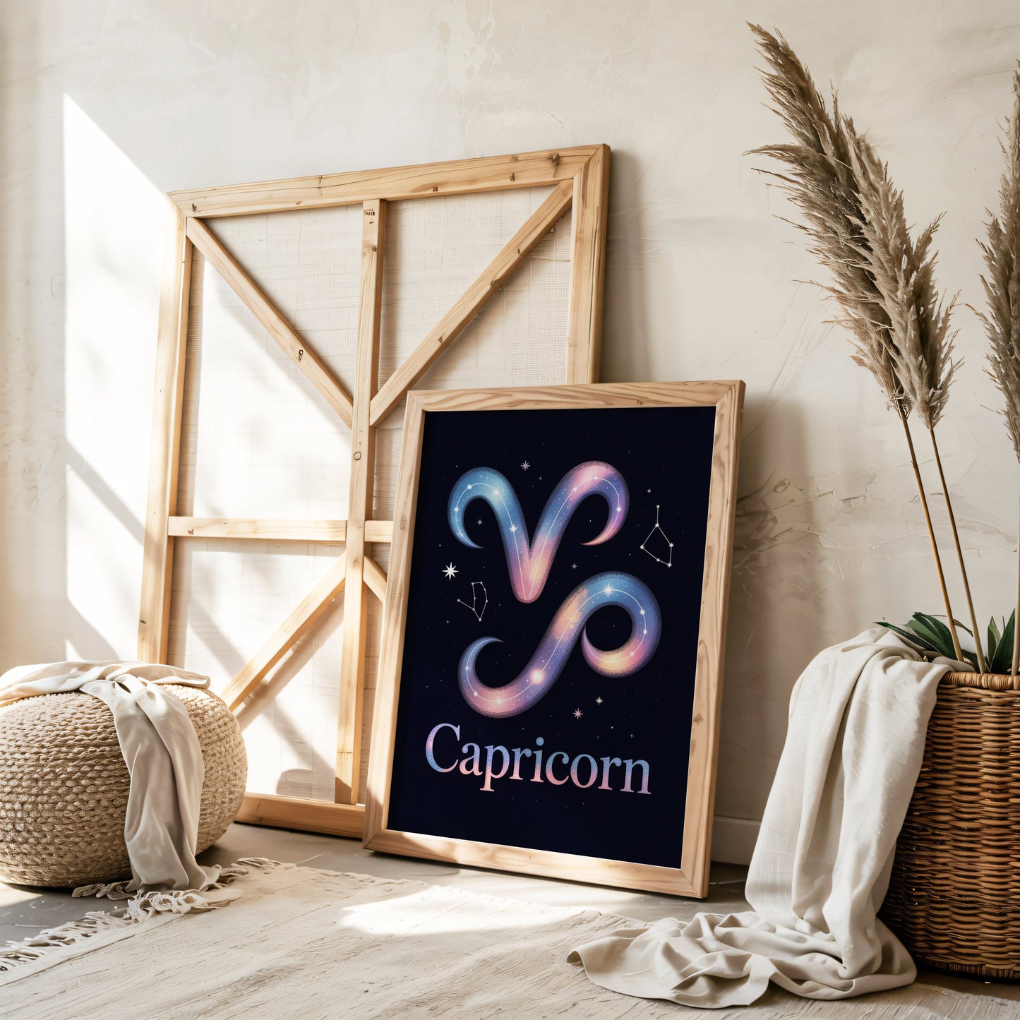 Aisle29 Posters Capricorn Cosmic Wall Art