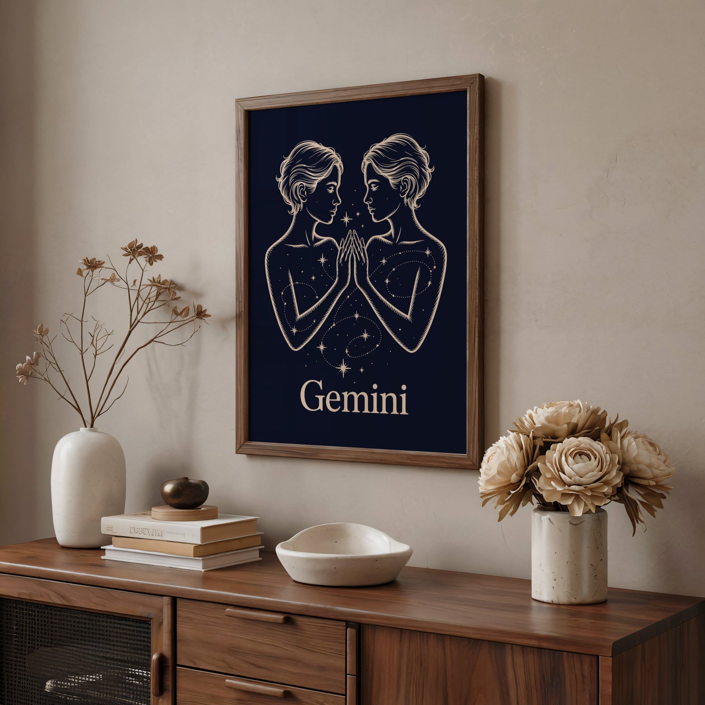 Aisle29 Posters Gemini Night Wall Art