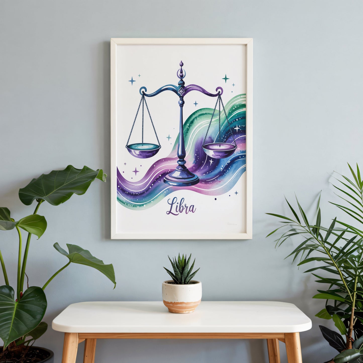 Aisle29 Posters Libra Balanced Scales Wall Art