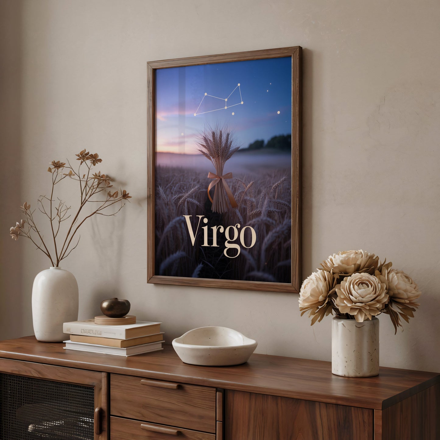 Aisle29 Posters Virgo Serene Wall Art