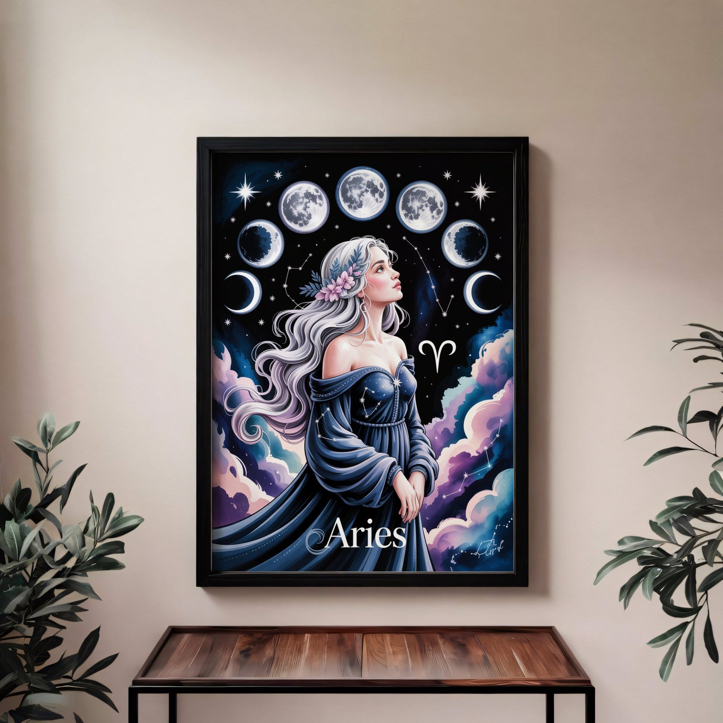 Aisle29 Print Aries Cosmic Wall Art
