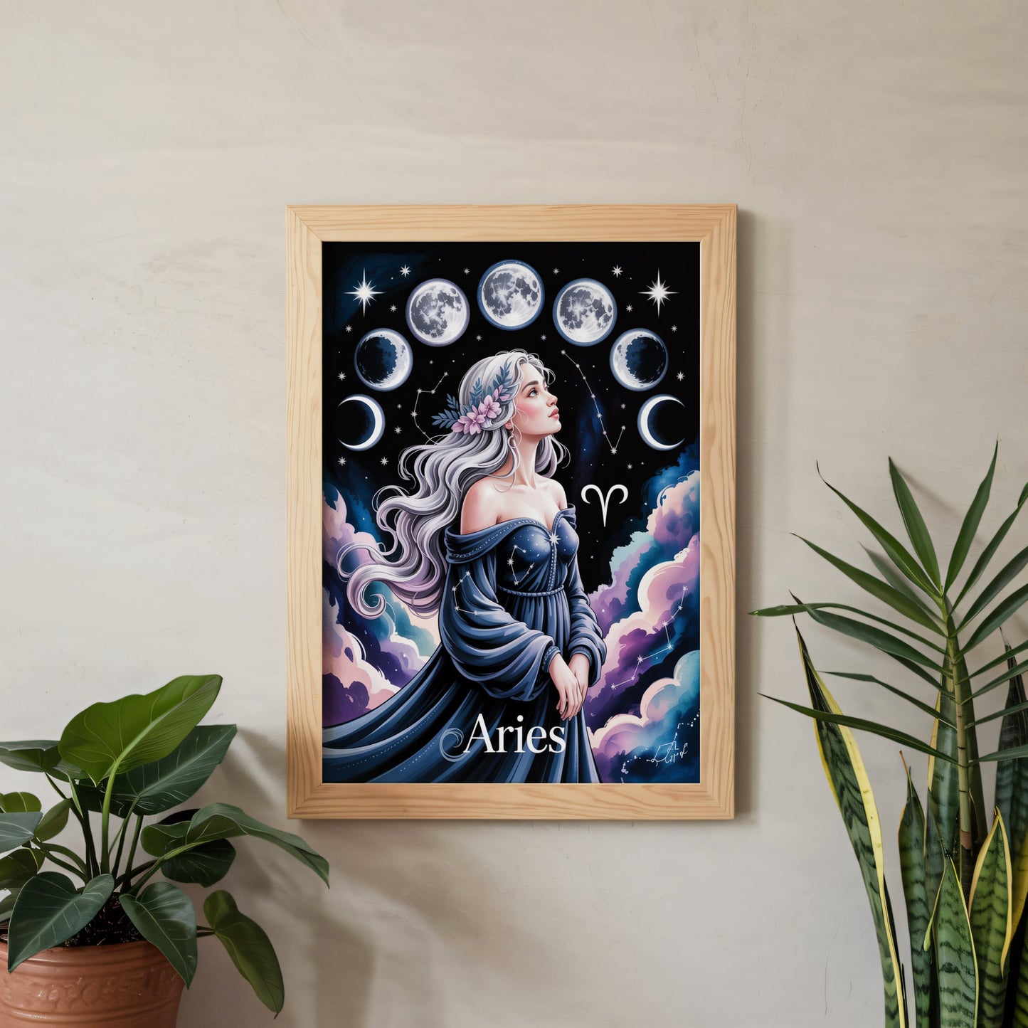 Aisle29 Print Aries Cosmic Wall Art