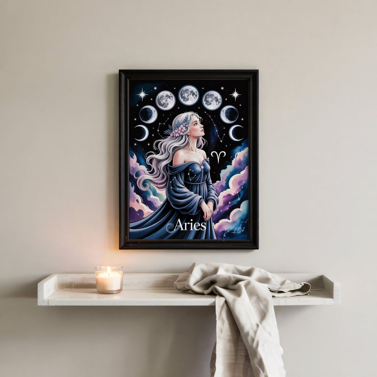 Aisle29 Print Aries Cosmic Wall Art