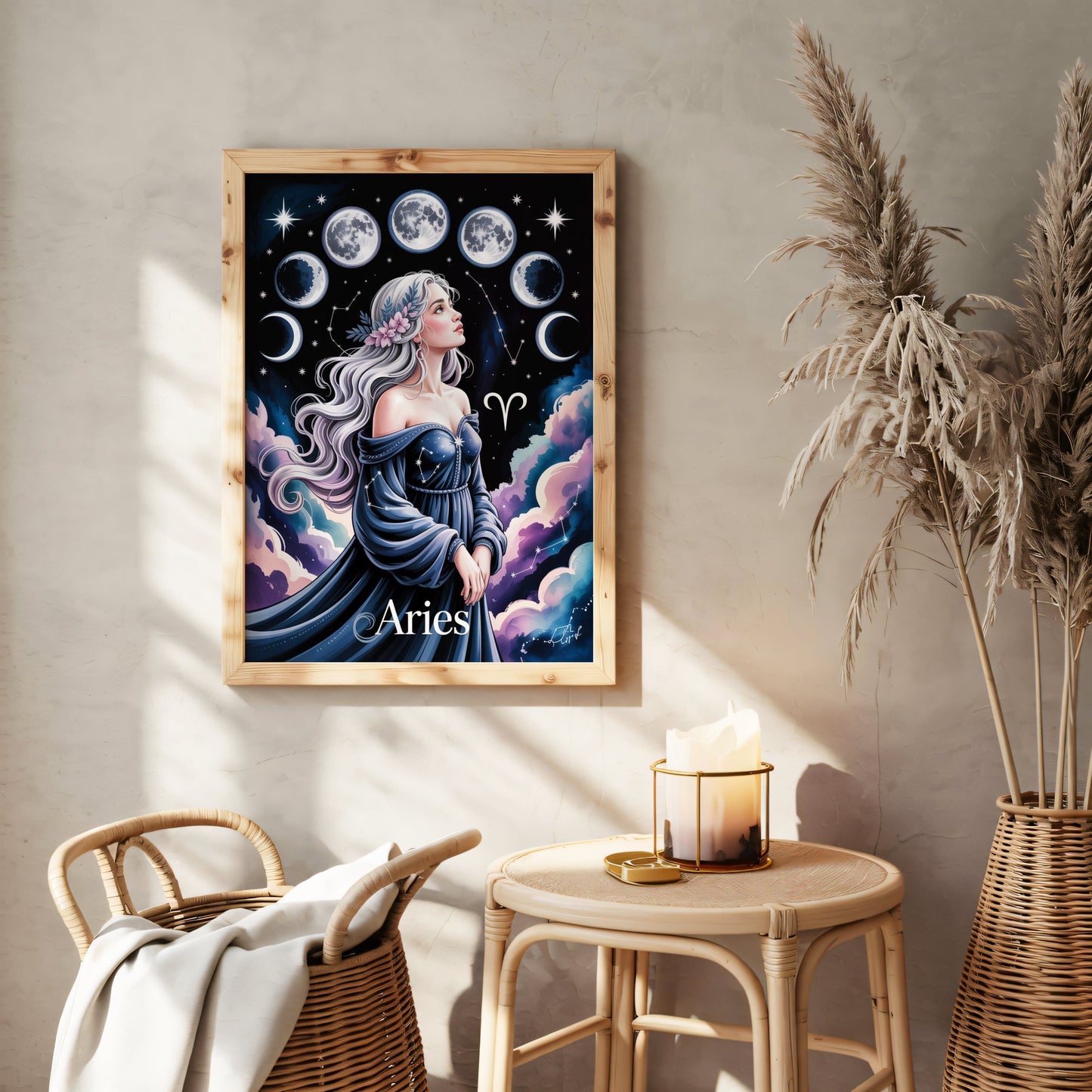 Aisle29 Print Aries Cosmic Wall Art
