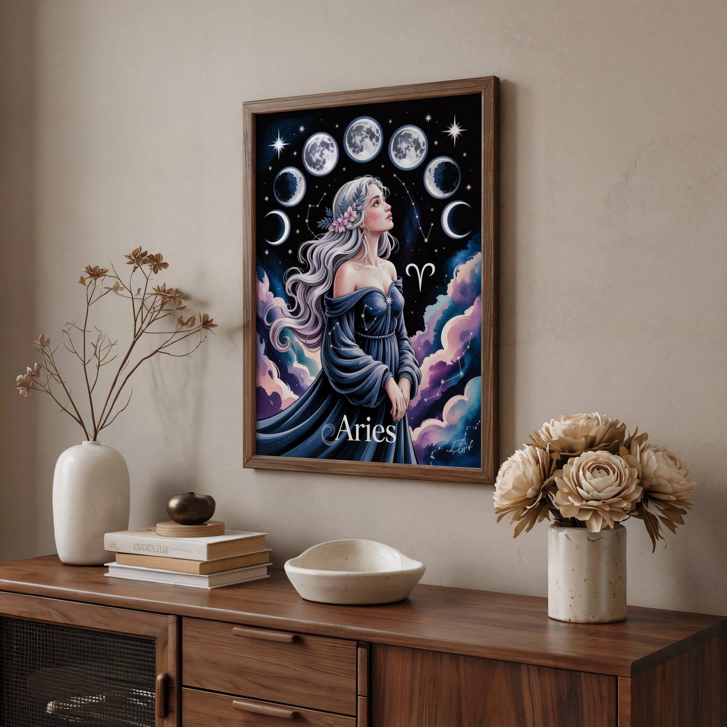Aisle29 Print Aries Cosmic Wall Art