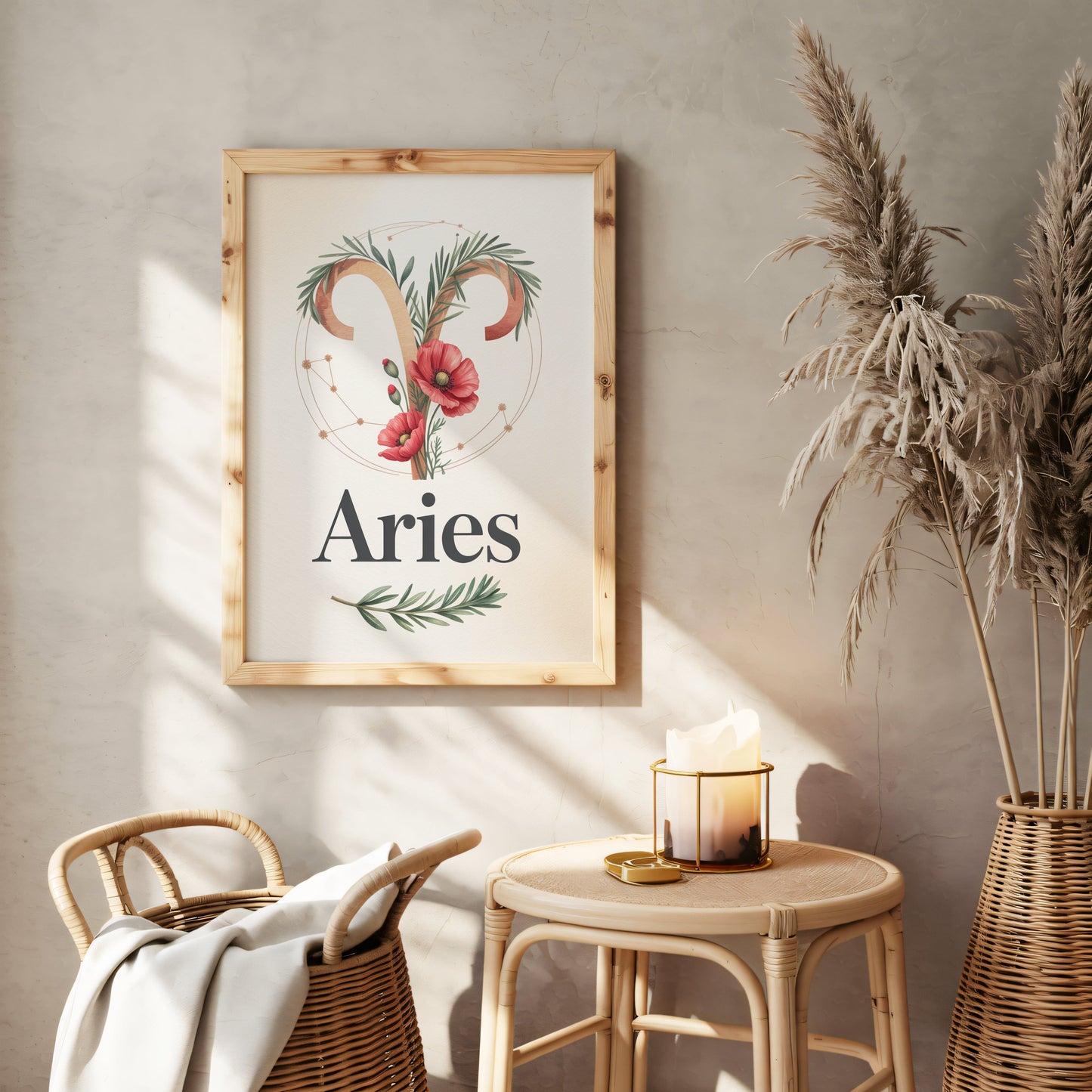 Aisle29 Print Aries Intricate Wall Art