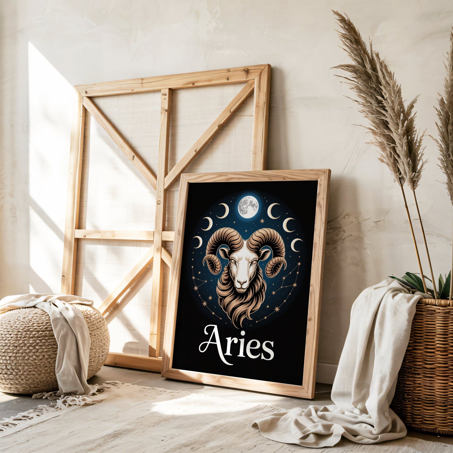 Aisle29 Print Aries Moon Wall Art