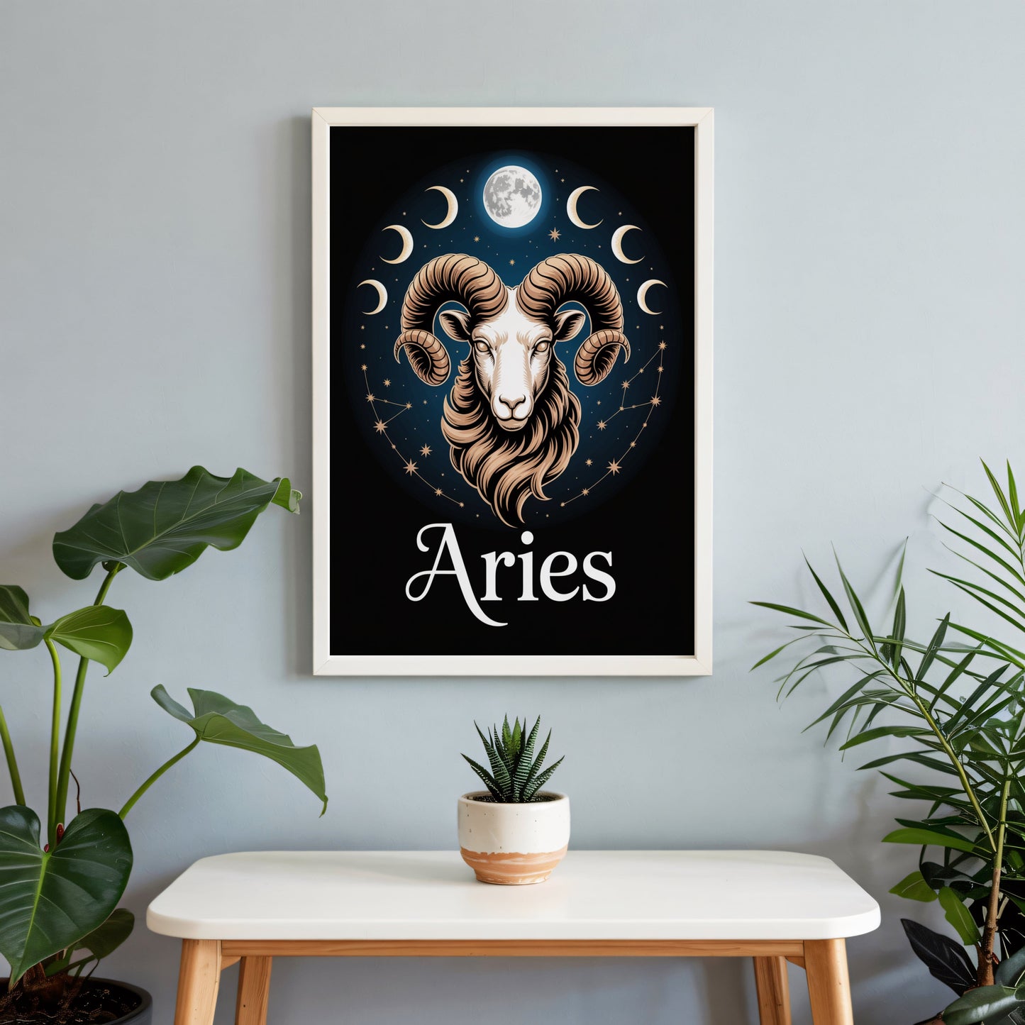 Aisle29 Print Aries Moon Wall Art