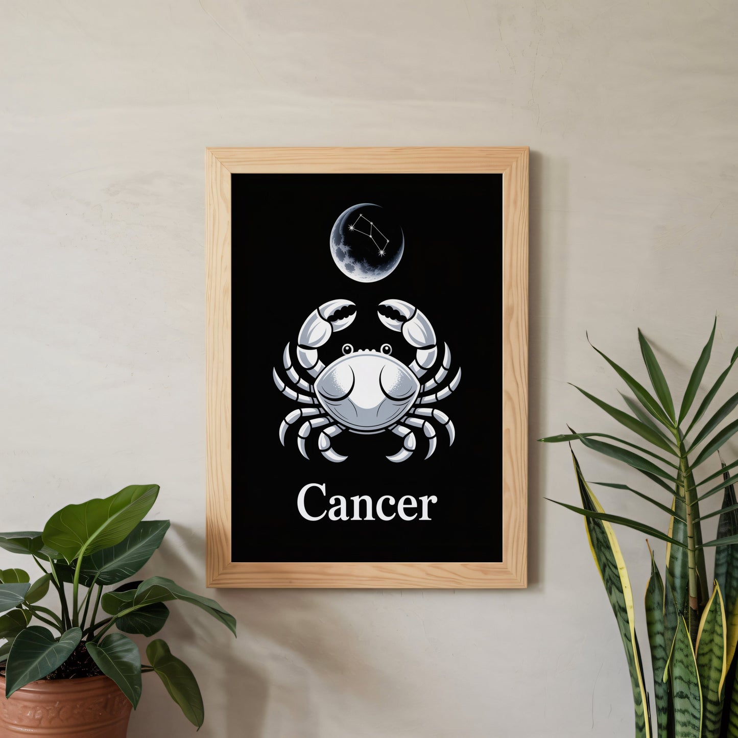 Aisle29 Print Cancer Moon Wall Art