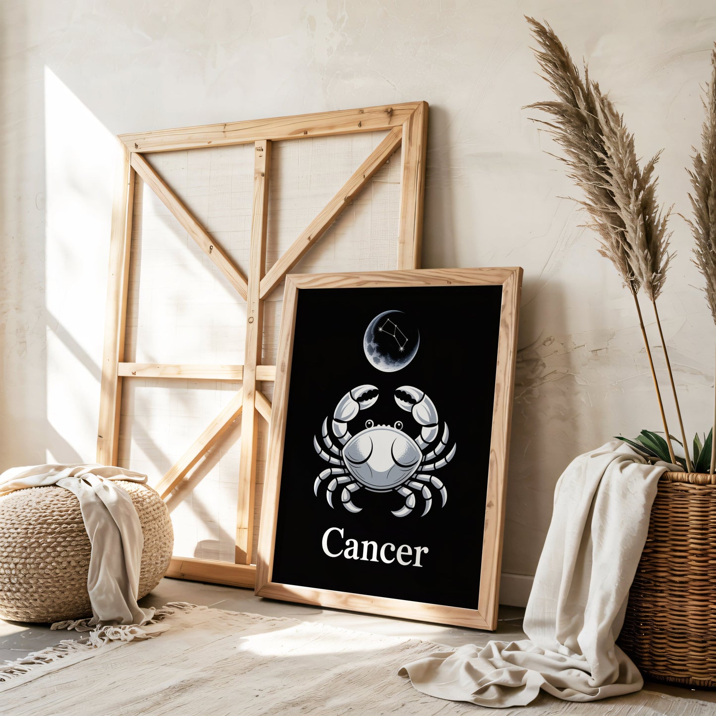 Aisle29 Print Cancer Moon Wall Art