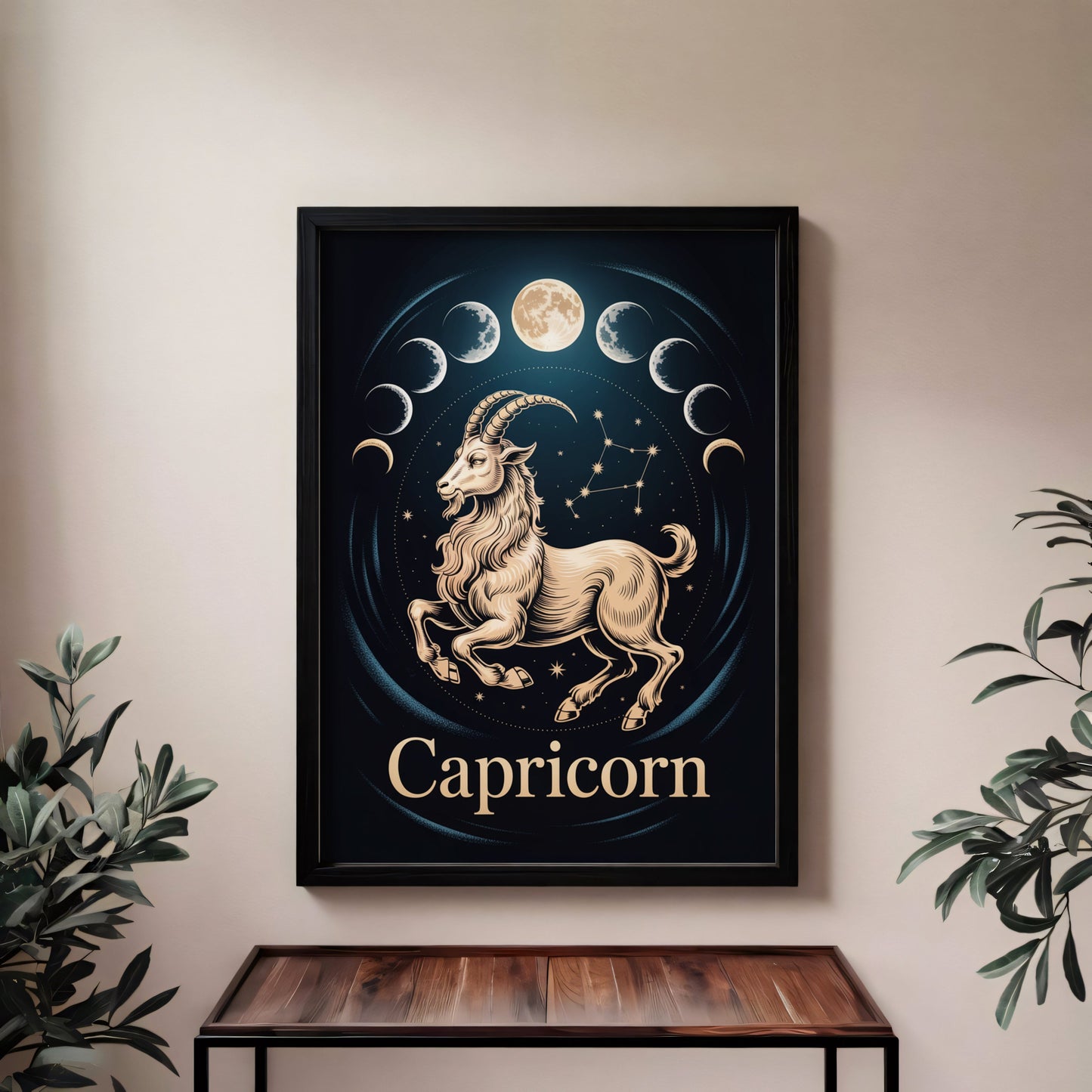 Aisle29 Print Capricorn Swirl Wall Art