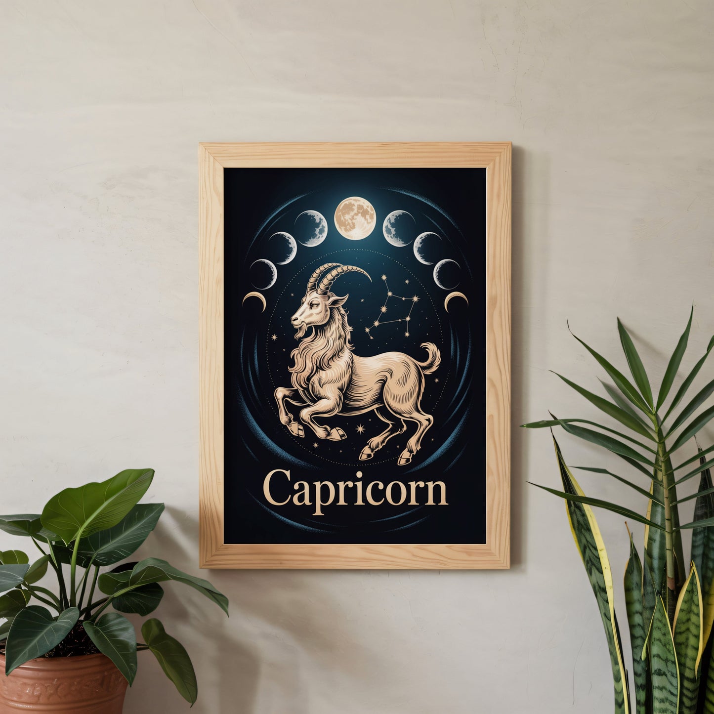 Aisle29 Print Capricorn Swirl Wall Art