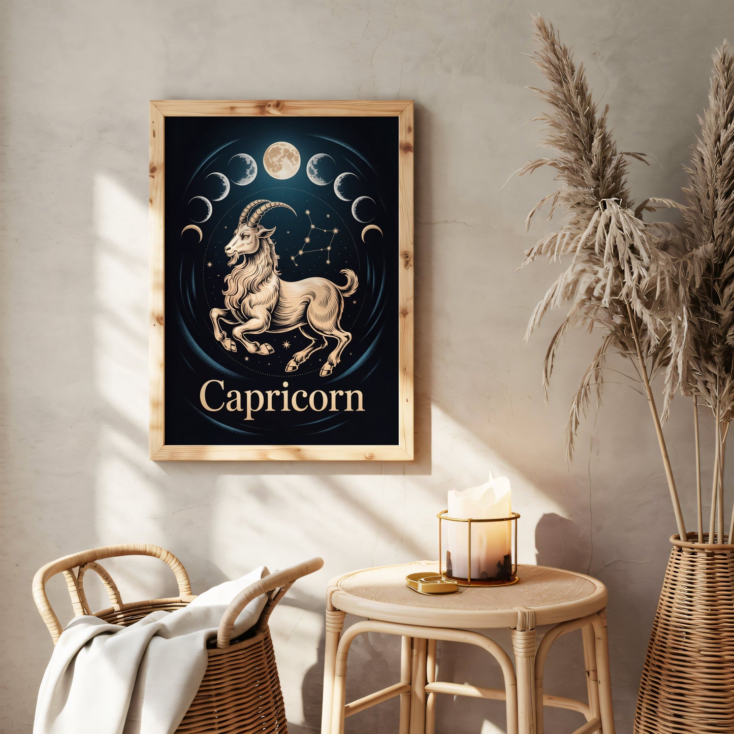 Aisle29 Print Capricorn Swirl Wall Art