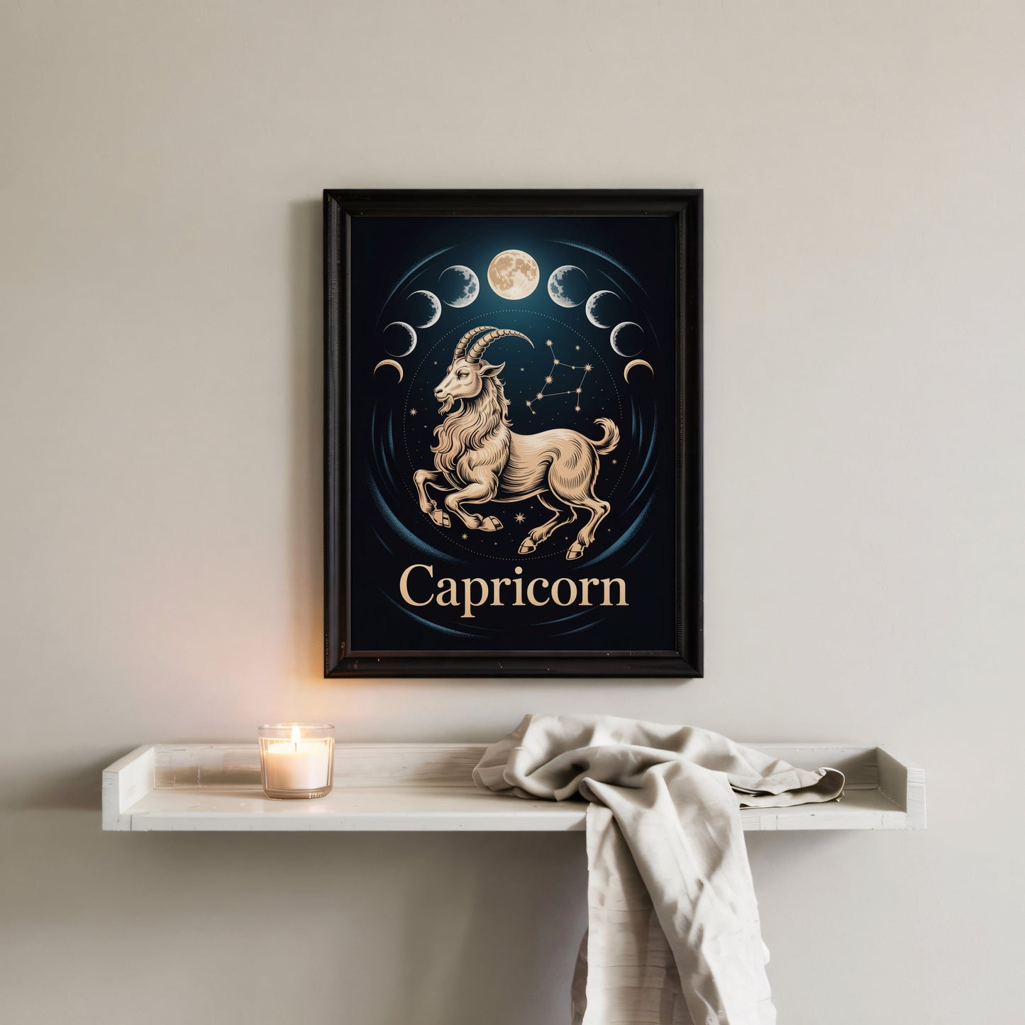 Aisle29 Print Capricorn Swirl Wall Art