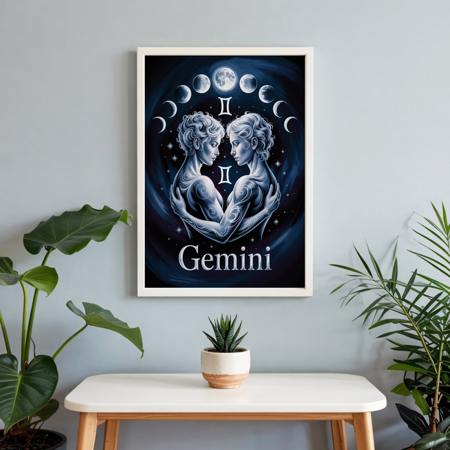 Aisle29 Print Gemini Moon Wall Art