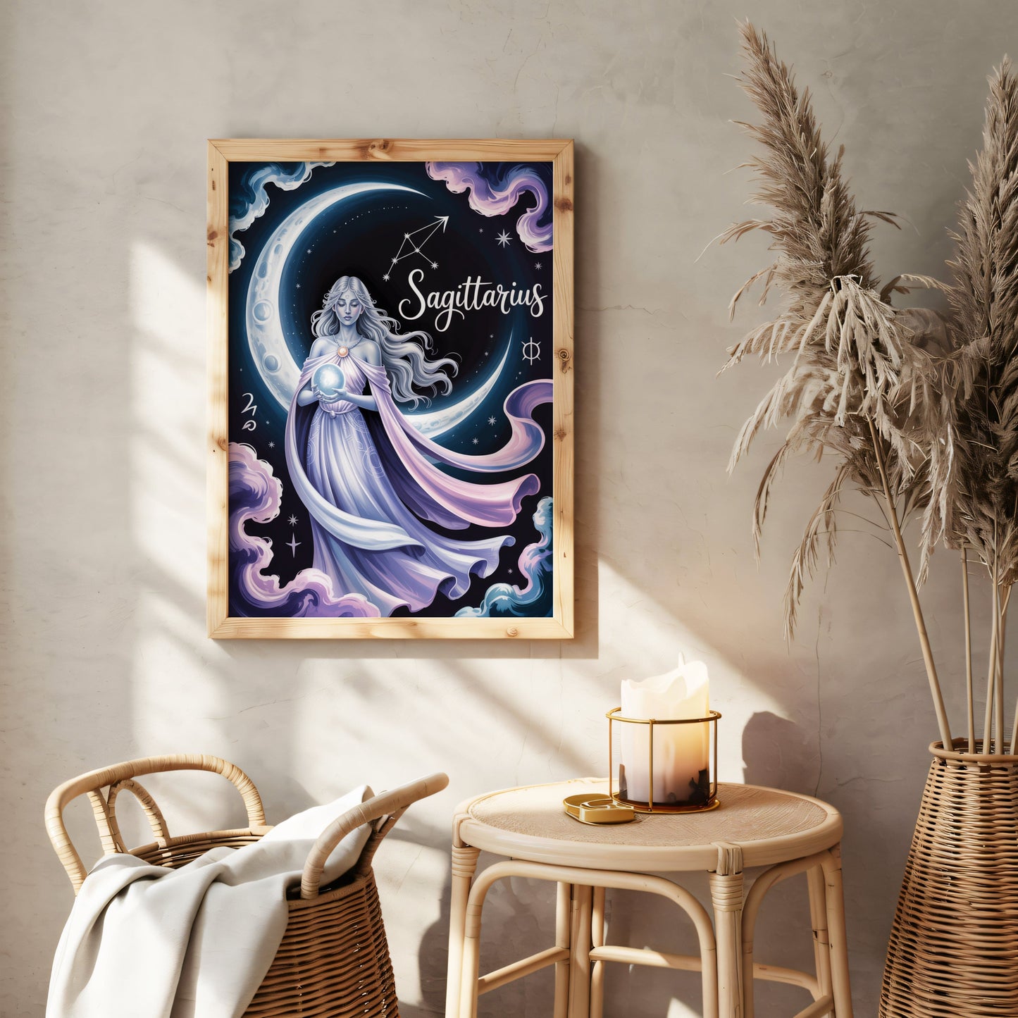 Aisle29 Print Sagittarius Cosmic Wall Art