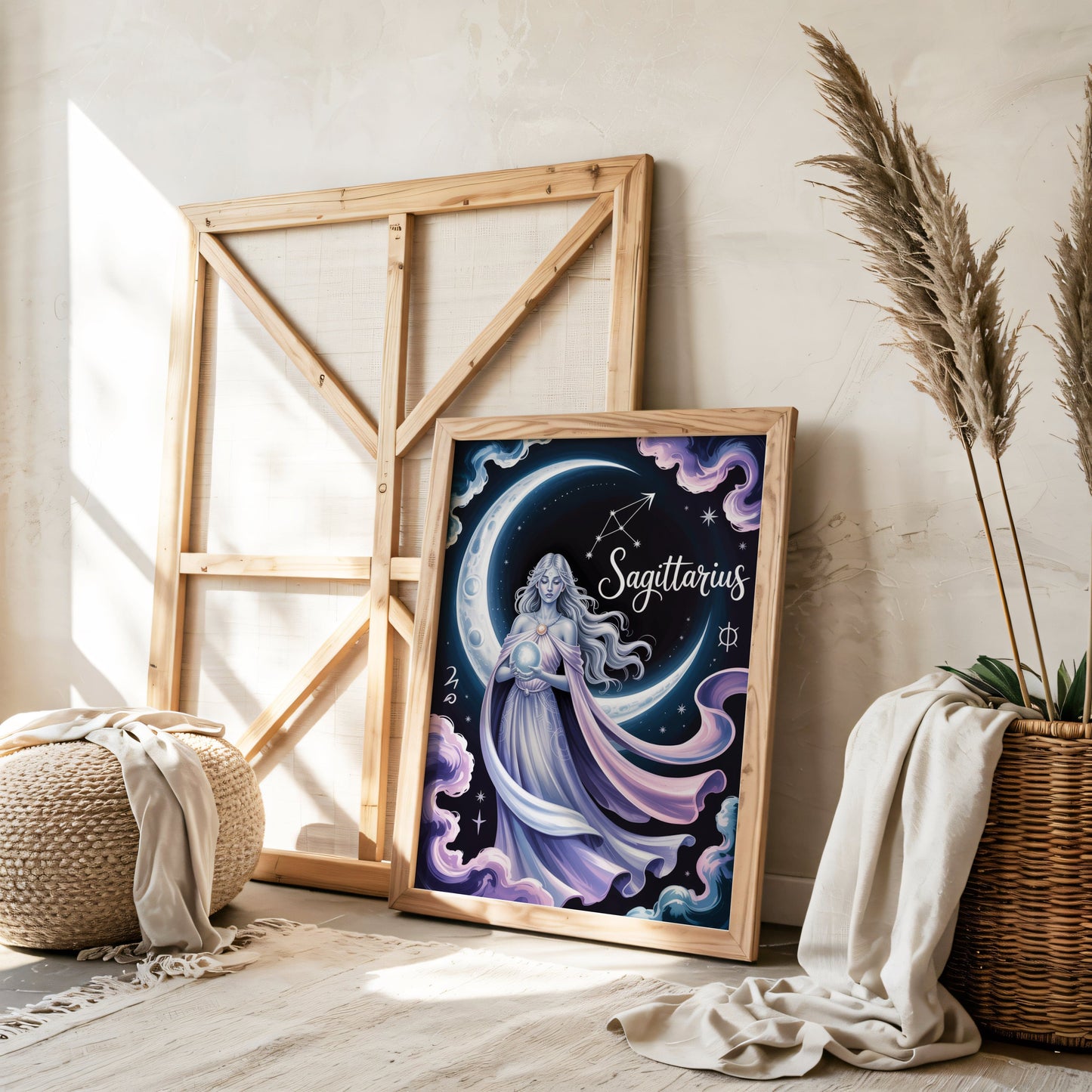 Aisle29 Print Sagittarius Cosmic Wall Art