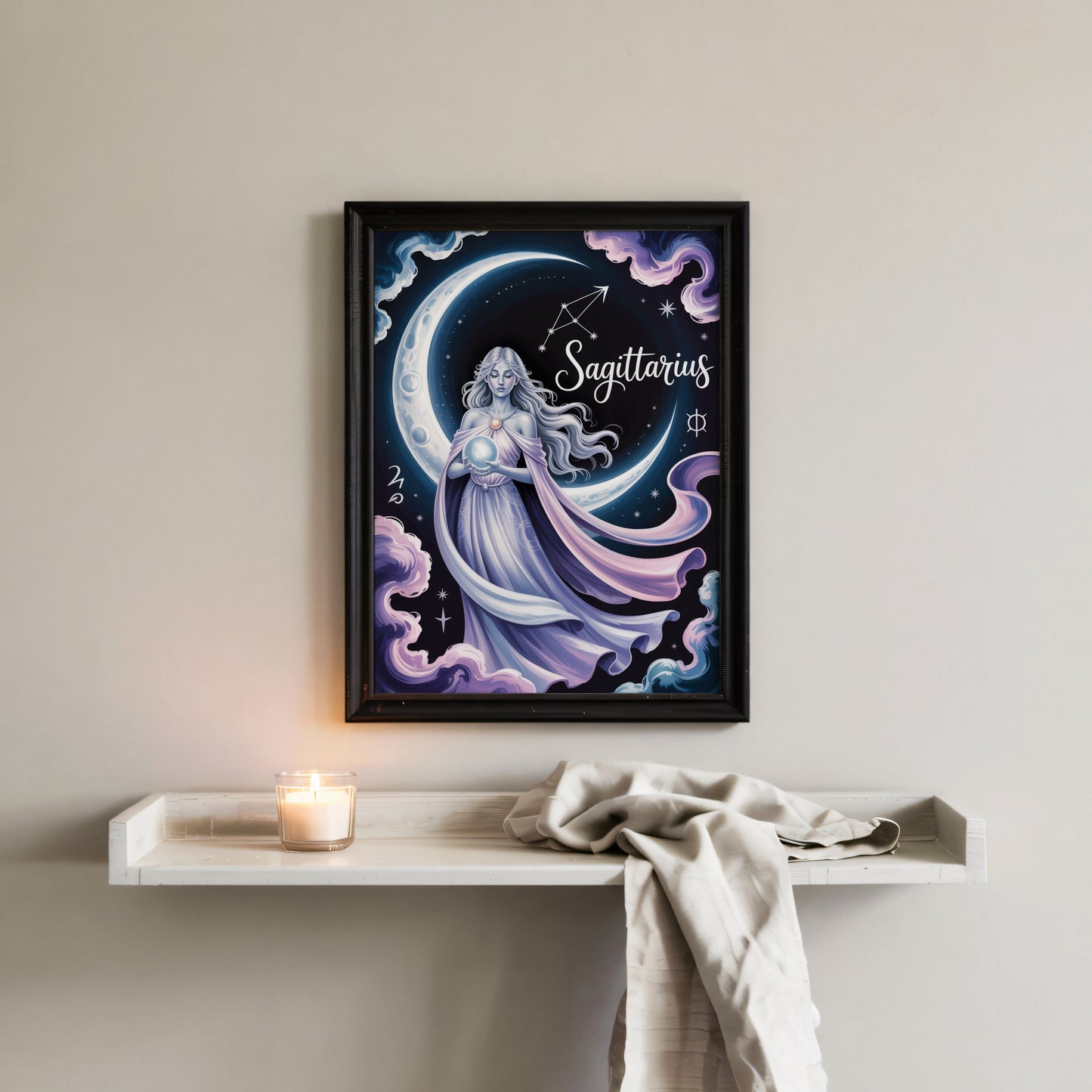 Aisle29 Print Sagittarius Cosmic Wall Art