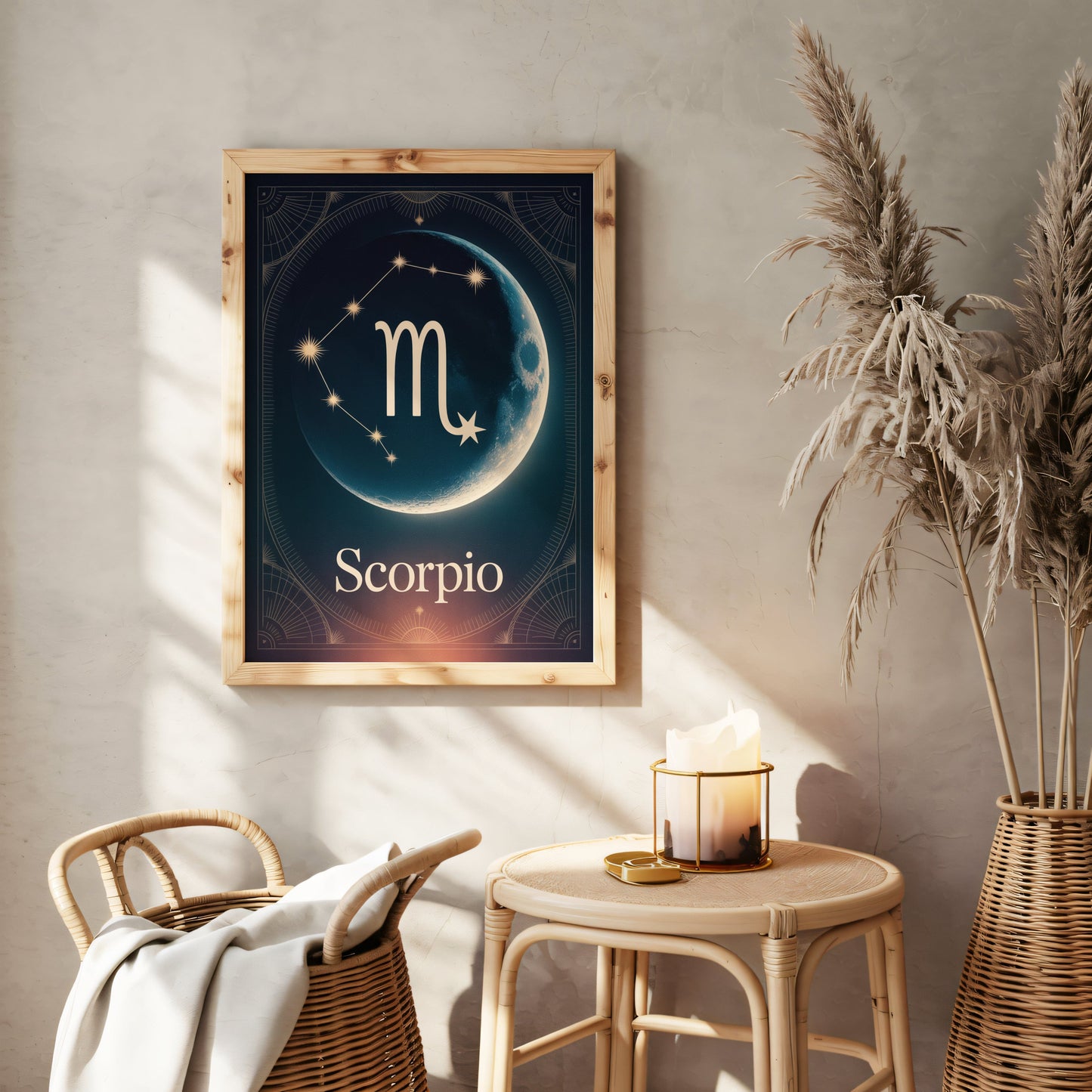 Aisle29 Print Scorpio Celestial Wall Art