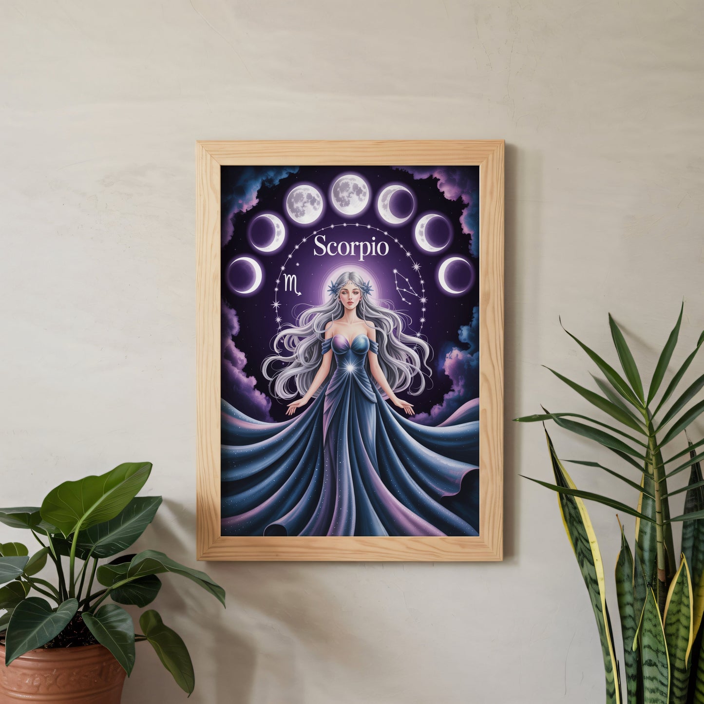 Aisle29 Print Scorpio Cosmic Wall Art
