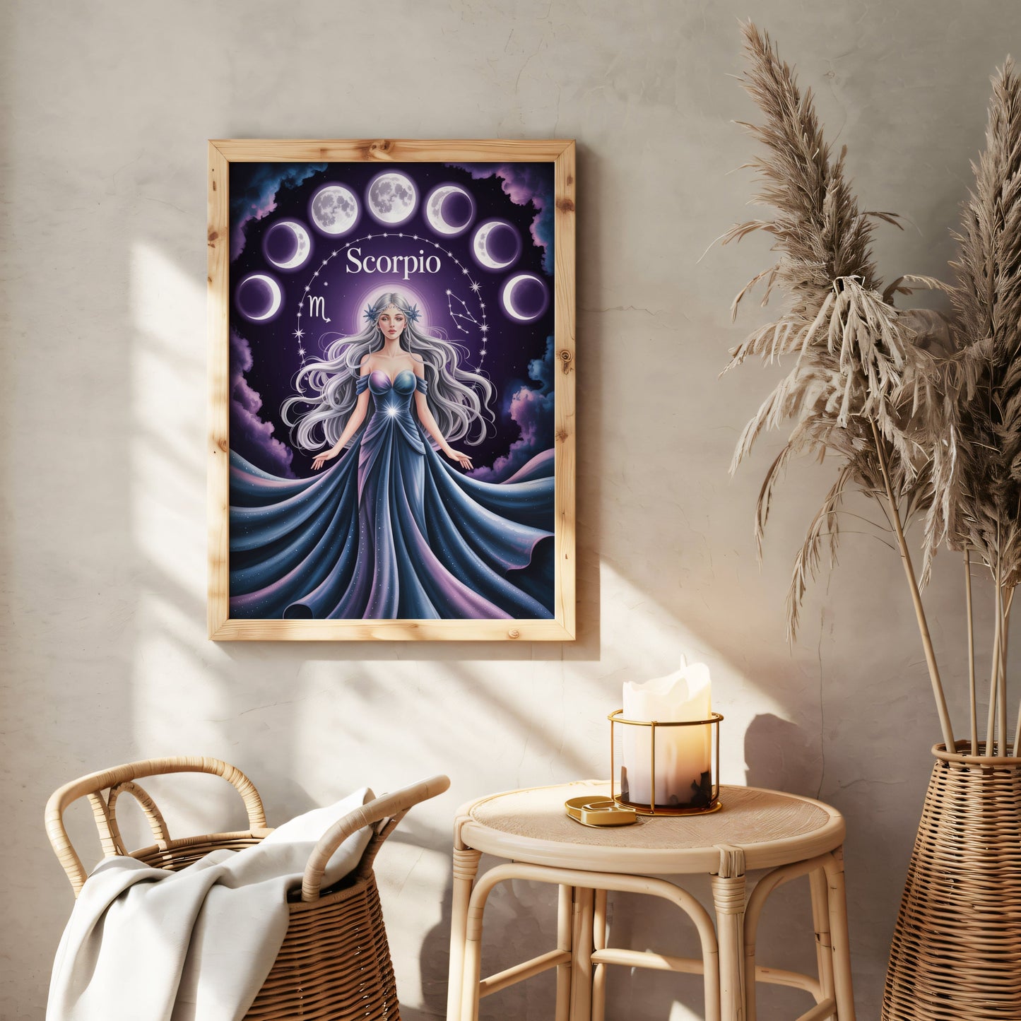 Aisle29 Print Scorpio Cosmic Wall Art