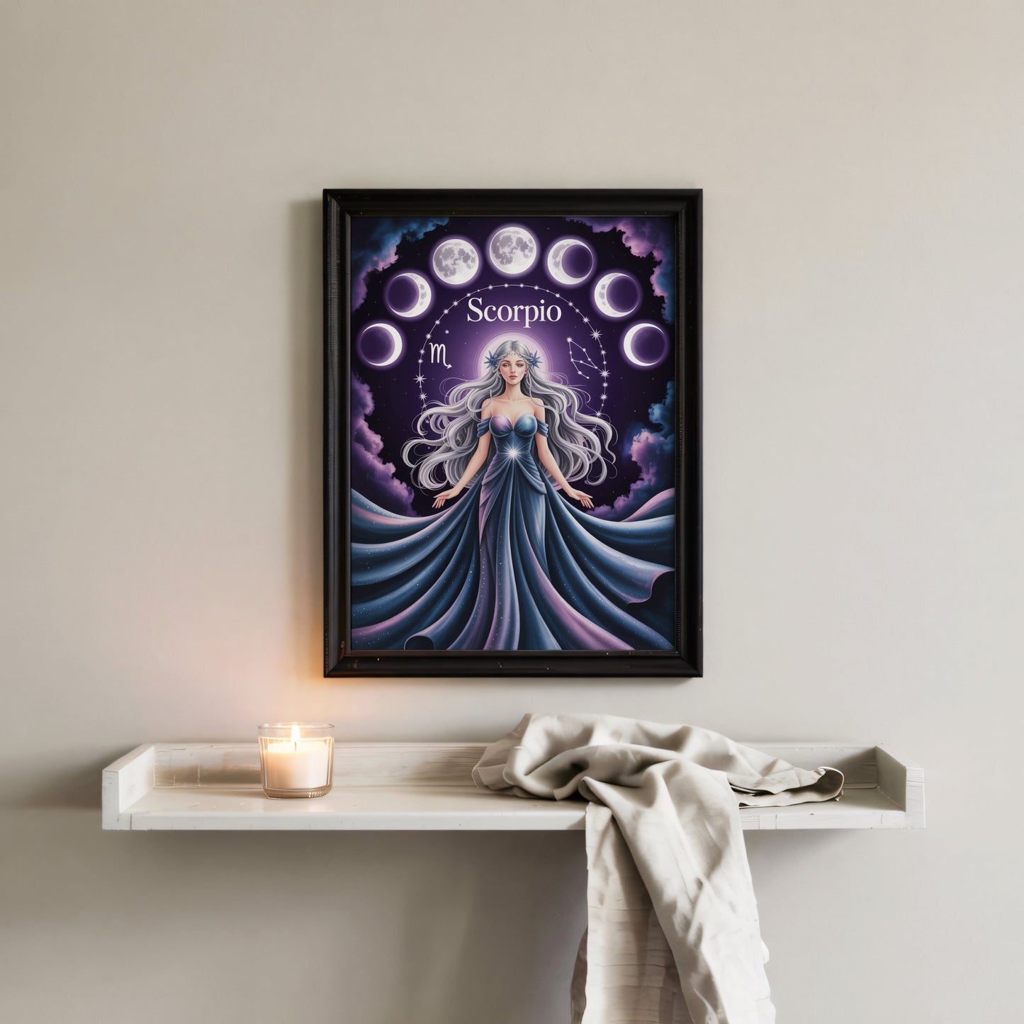 Aisle29 Print Scorpio Cosmic Wall Art